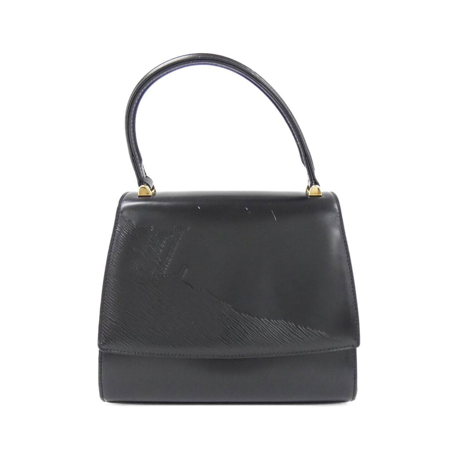 Handbag Leather Louis Vuitton: Handbag Leather Louis Vuitton Item Specifics: Brand: Louis Vuitton Type: Handbag Material: Leather Color: Black Gender: Women Size (HxWxD): 18cm x 22cm x 7cm / 7.08'' x 8.66'' x 2.75'' Product