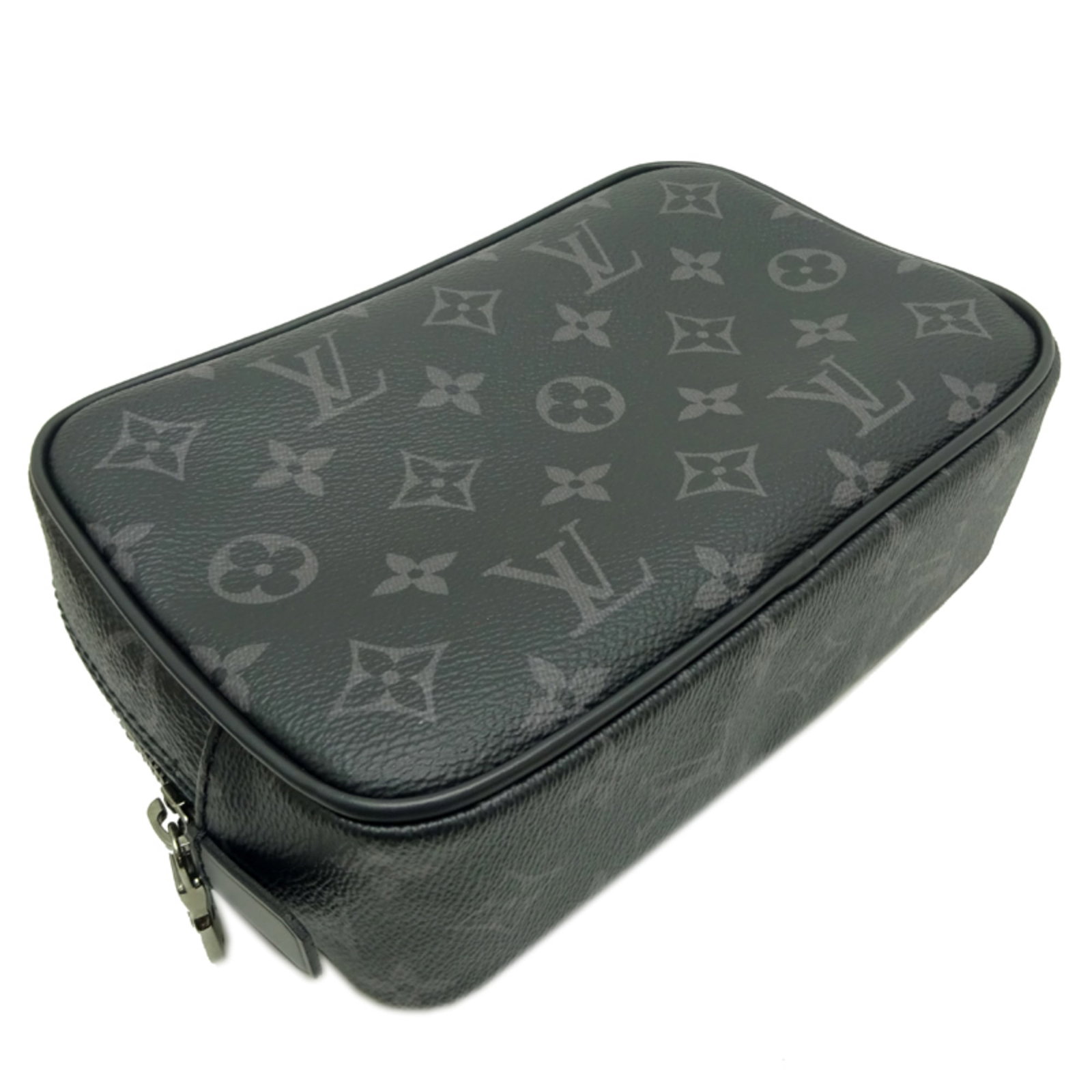 Monogram Eclipse Vuitton Louis Clutch Bag - 3