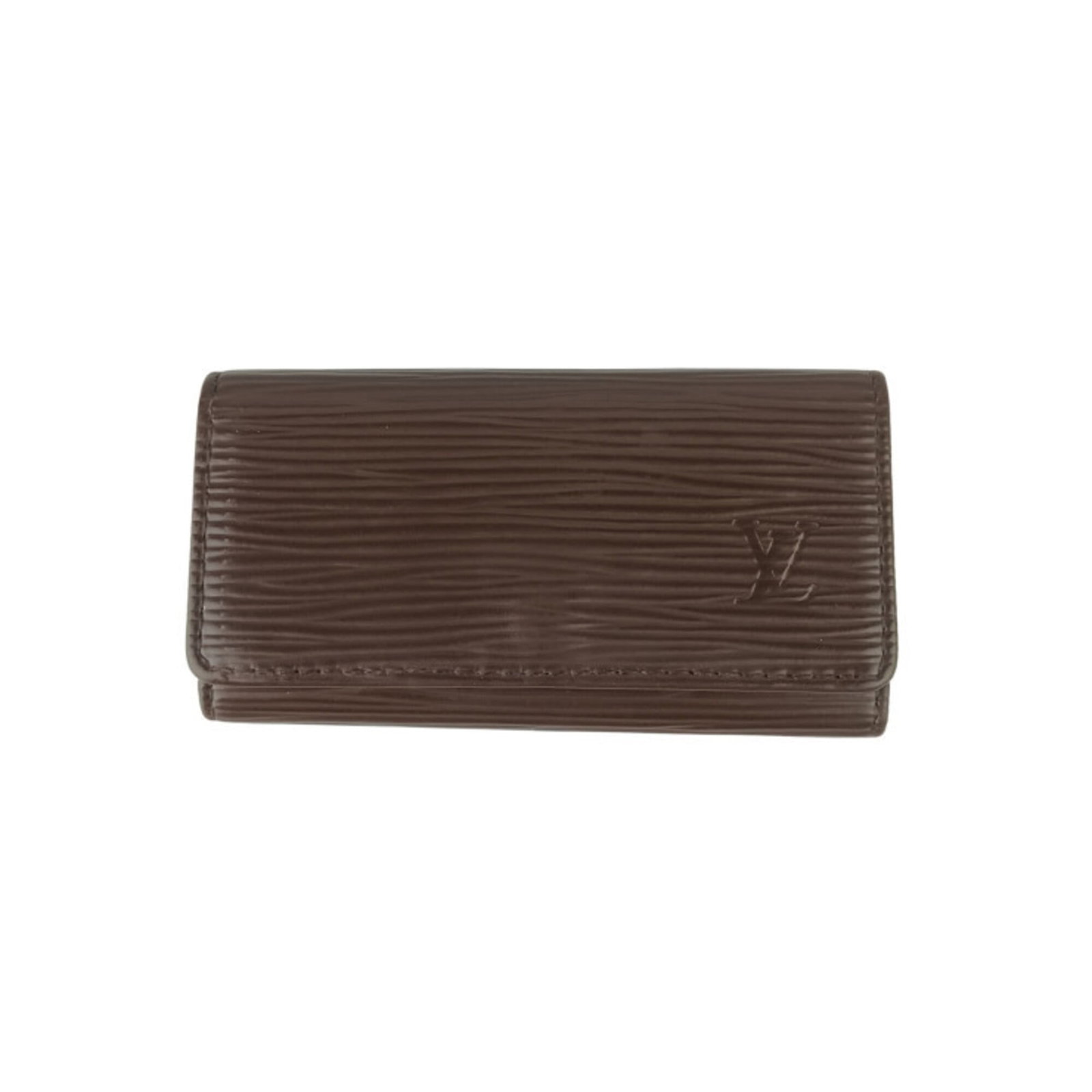 Cuir Ombre Leather Louis Vuitton Keycase: Cuir Ombre Leather Louis Vuitton Keycase Cuir Ombre leather Louis Vuitton Keycase, a stylish accessory featuring a unique Moka color and sleek design, measures 5.5cm x 10.5cm x 1.5cm. Made from high-q