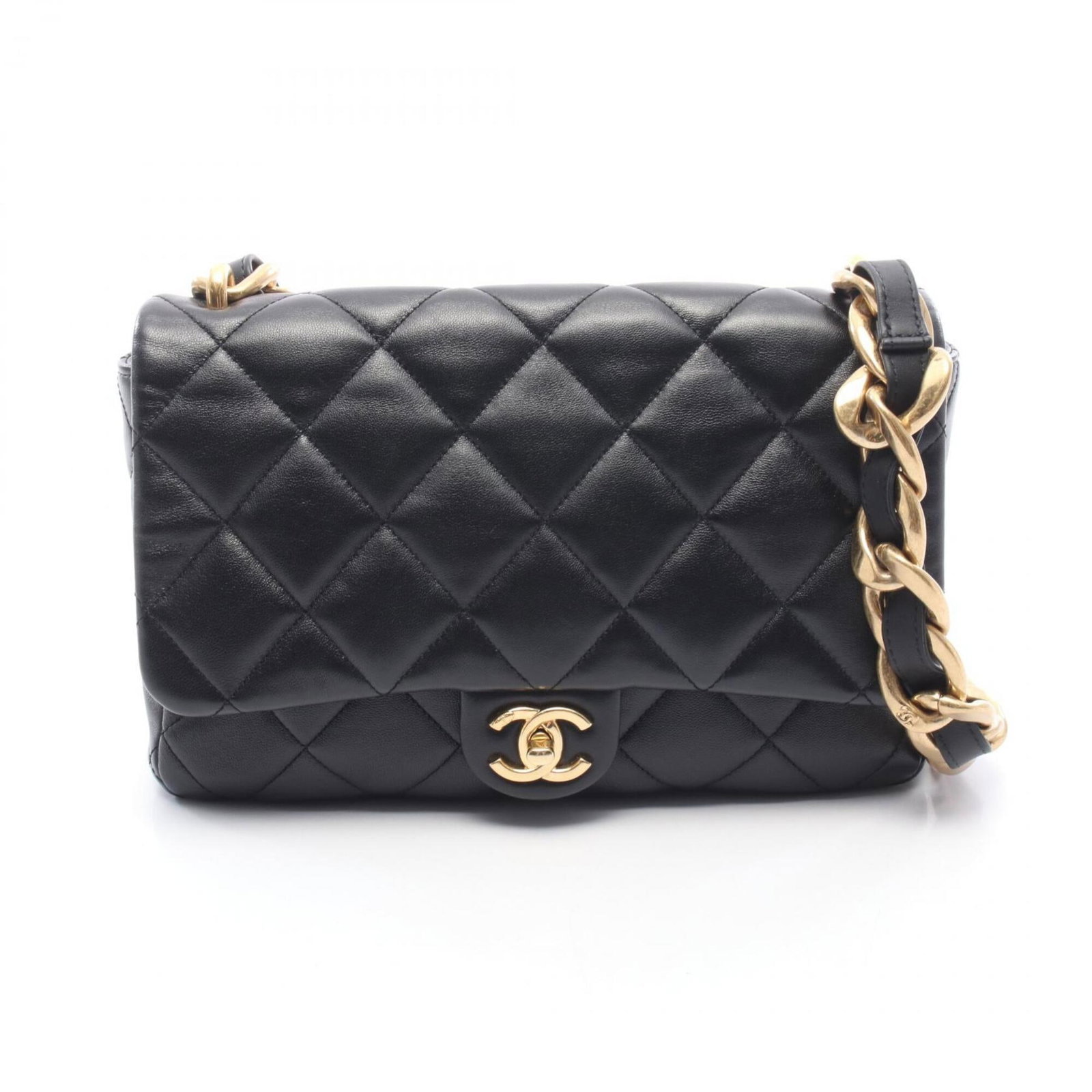 Shoulder Bag Leather Handbag Chanel: Shoulder Bag Leather Handbag Chanel The Chanel MPN AS3215 Shoulder Bag is a sleek and sophisticated leather handbag, featuring a classic design with gold hardware and a timeless black color.