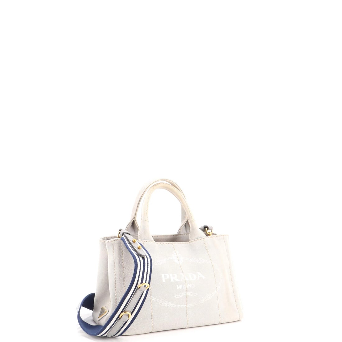 Mini Convertible Canvas Tote Prada - 2