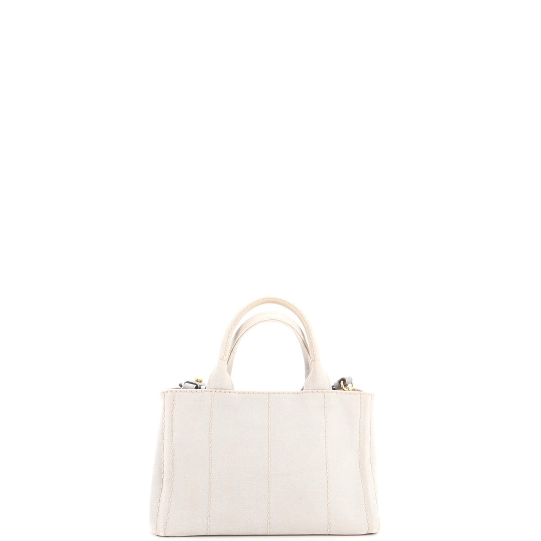 Mini Convertible Canvas Tote Prada - 3