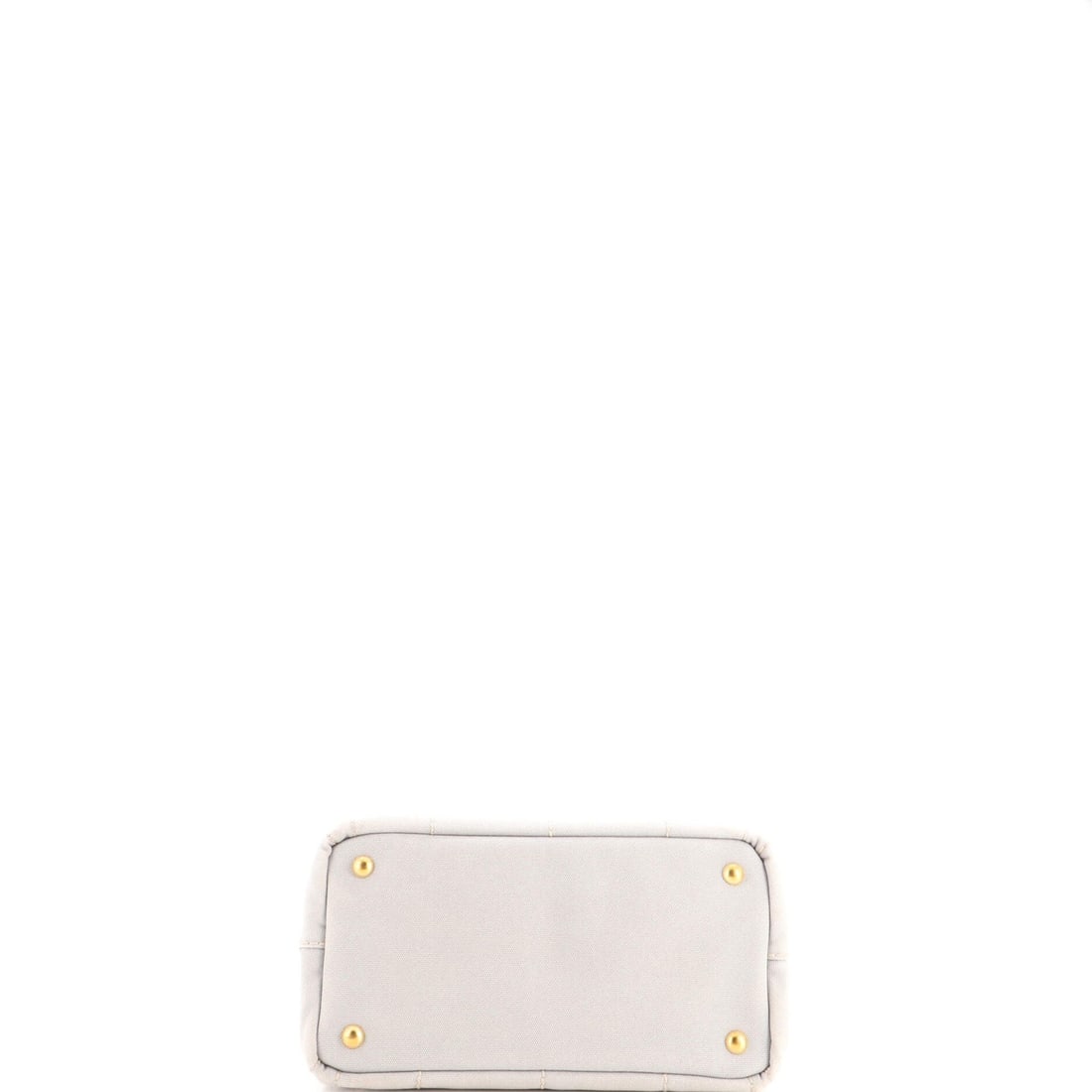 Mini Convertible Canvas Tote Prada - 4