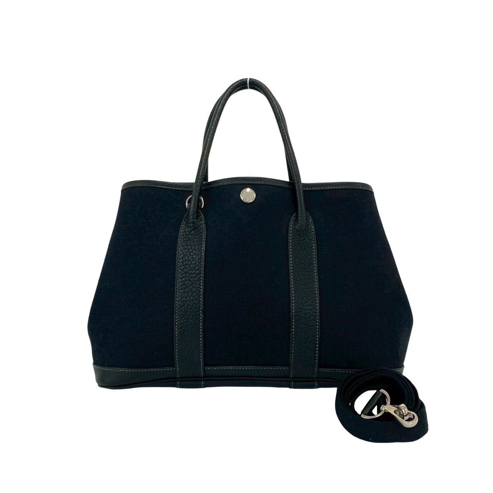 Hermes Handbag Shoulder Bag Toile Officier Buffalo Leather: Hermes Handbag Shoulder Bag Toile Officier Buffalo Leather Toile Officier Buffalo Leather, a classic design from the iconic Hermes Line, features a timeless black color and sophisticated buffalo