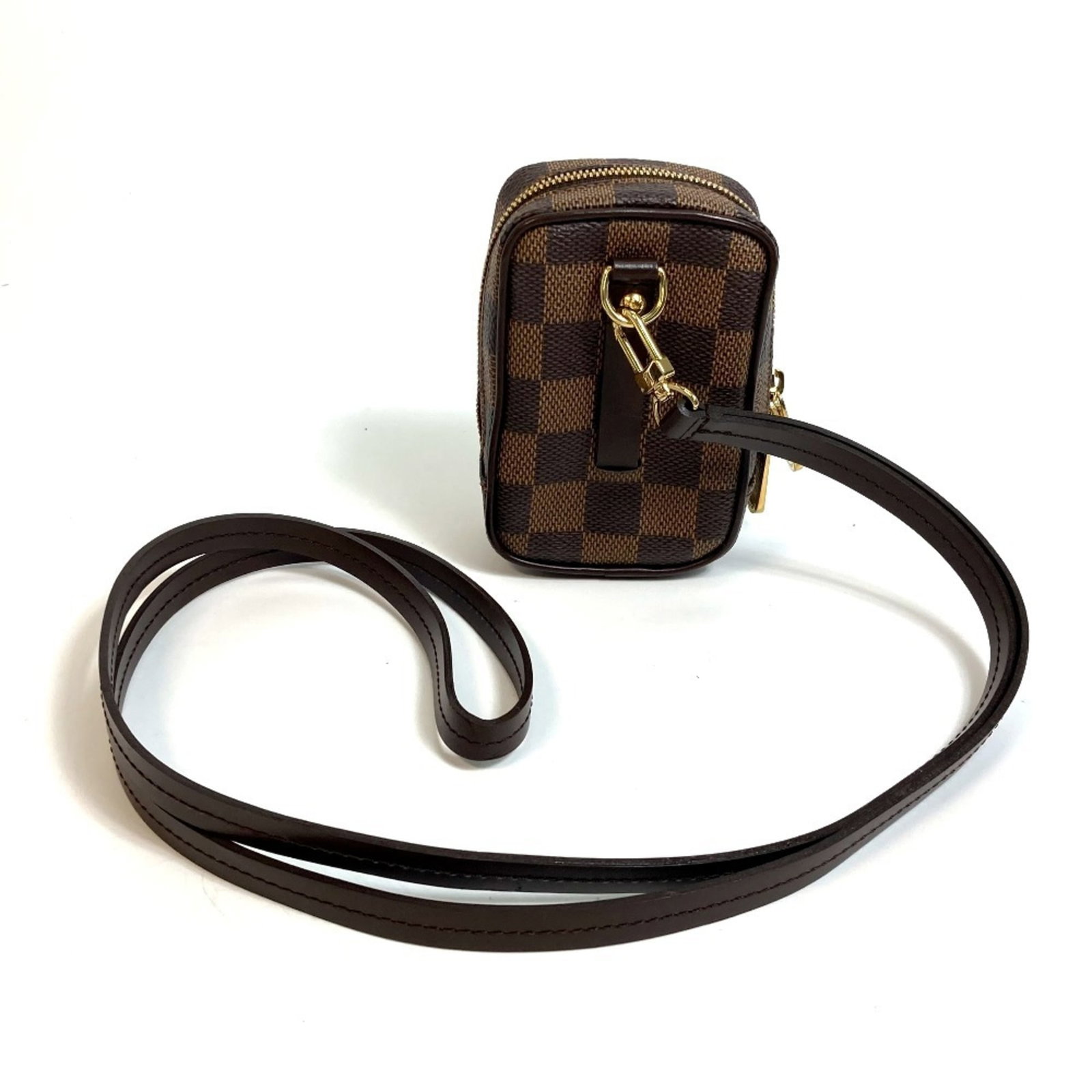 Shoulder Bag Damier Canvas By Louis Vuitton: Shoulder Bag Damier Canvas By Louis Vuitton Damier Canvas by Louis Vuitton - A Timeless Brown Shoulder Bag. This classic shoulder bag features the iconic Damier canvas design in a rich brown Ebene