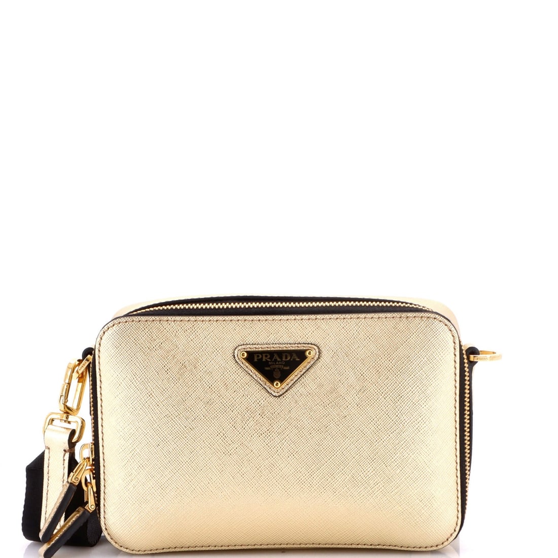 Prada Brique Camera Crossbody Bag Saffiano Leather Mini: Prada Brique Camera Crossbody Bag Saffiano Leather Mini The Prada Brique Camera Crossbody Bag Saffiano Leather Mini is a stylish and functional mini bag made from high-quality Saffiano leather,