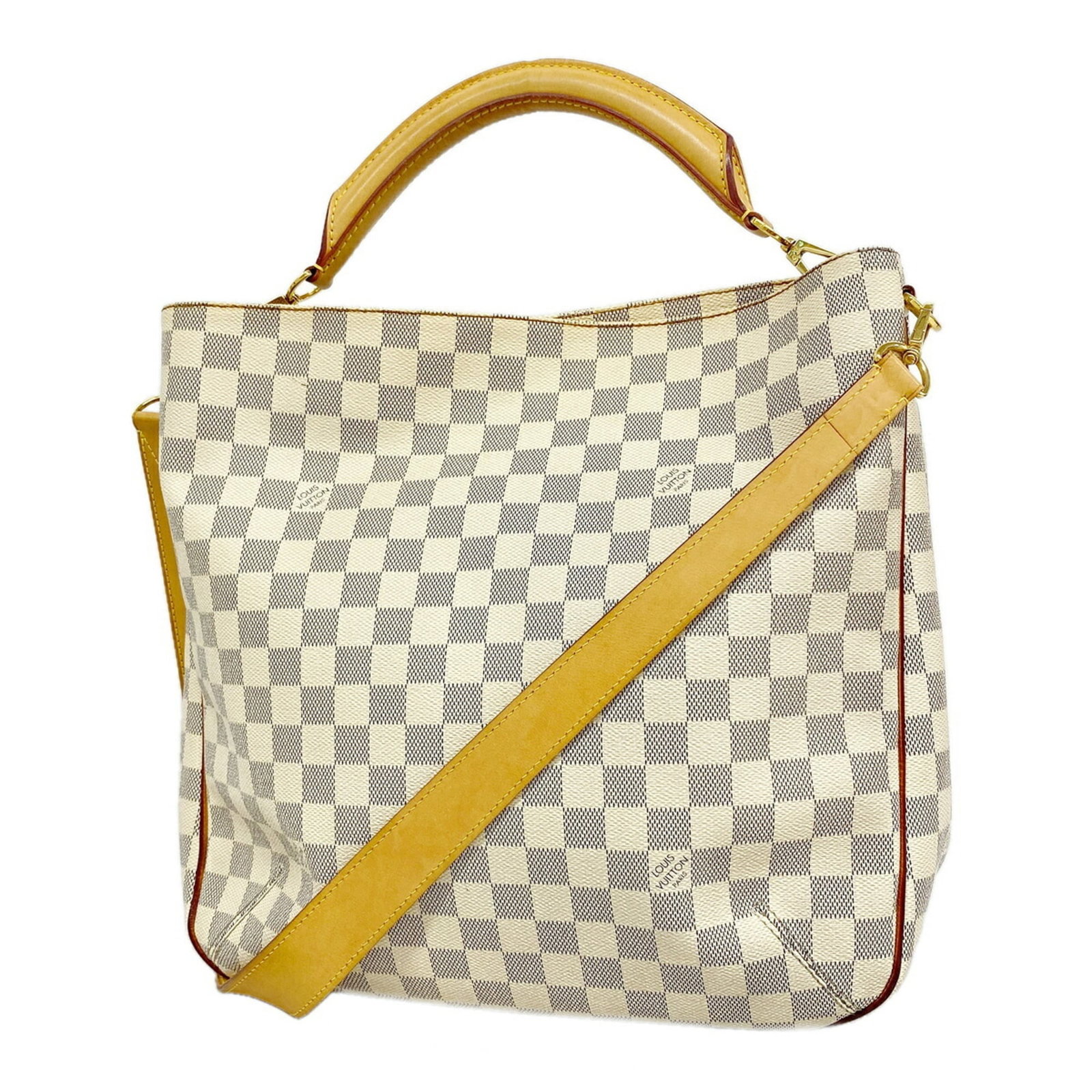 Tote Bag Louis Vuitton: Tote Bag Louis Vuitton White Louis Vuitton Tote Bag. The bag measures 35cm x 32cm x 10cm and features the MPN N41216. This tote bag is made of the classic Louis Vuitton style. Item Specifics: Brand: