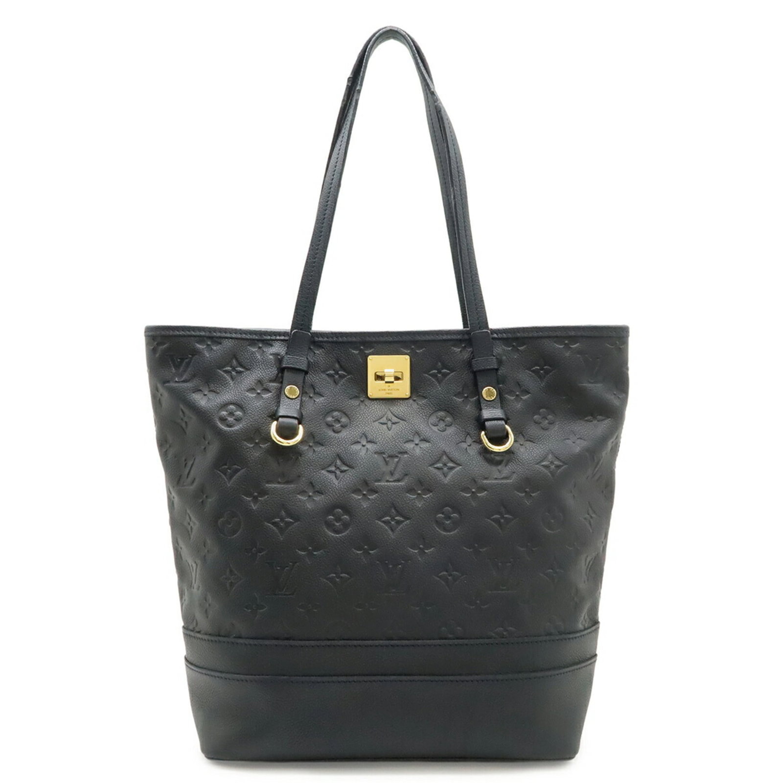 Vuitton Empreinte Louis Monogram Bag Tote Shoulder: Vuitton Empreinte Louis Monogram Bag Tote Shoulder The Vuitton Empreinte Louis Monogram Bag Tote Shoulder boasts a timeless design with the iconic Monogram Empreinte pattern, adding a touch of