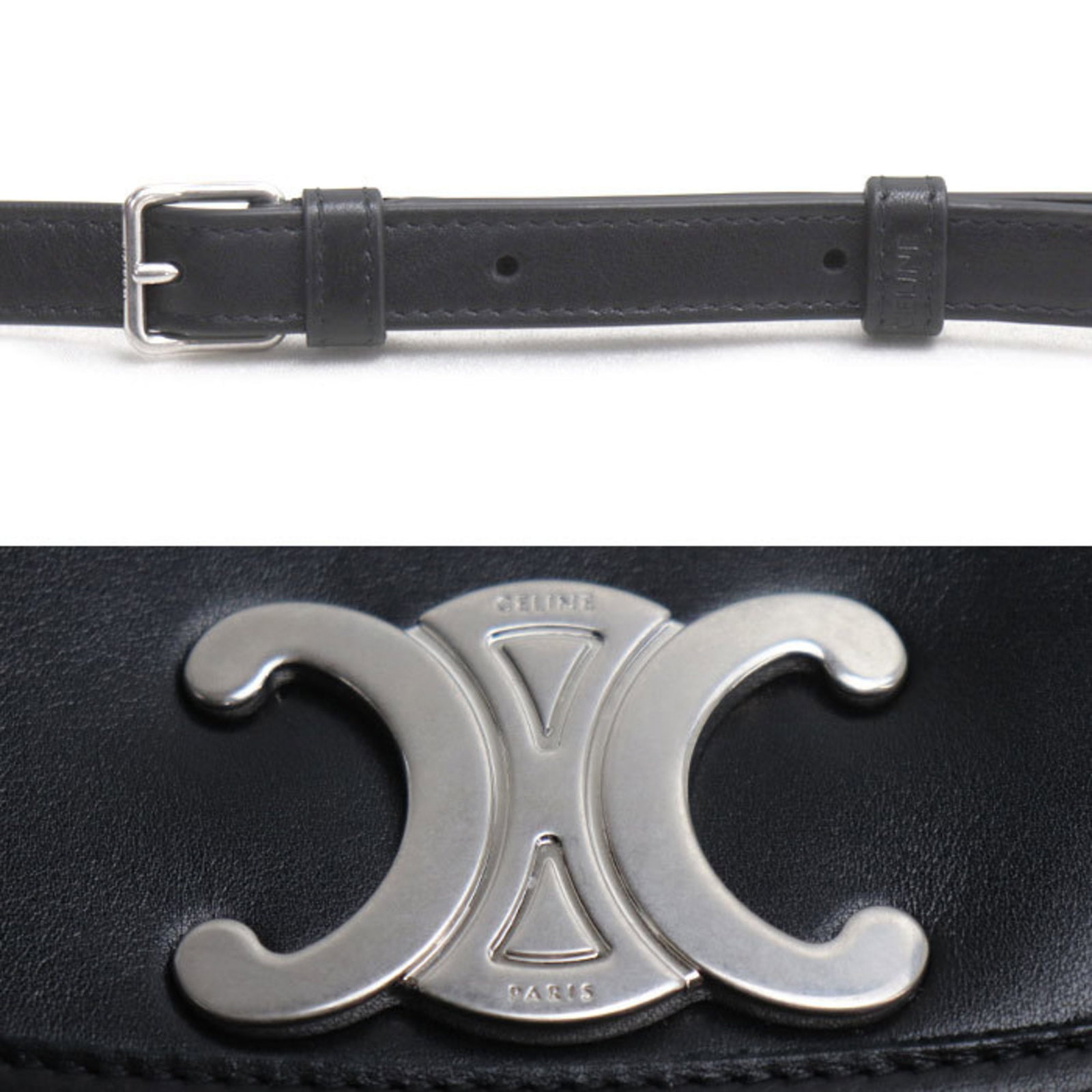 Shoulder Bag Leather Celine - 6