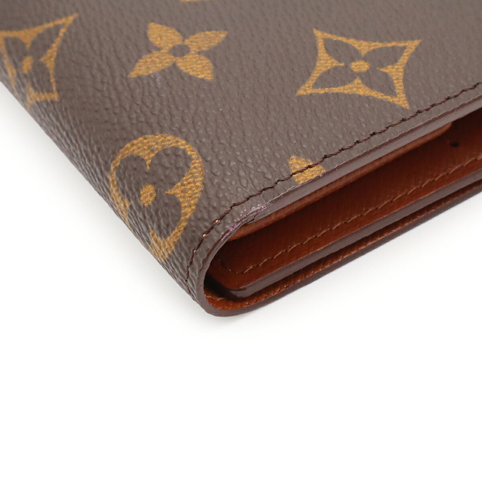 Long Wallet Louis Vuitton Canvas Monogram Tri - 4