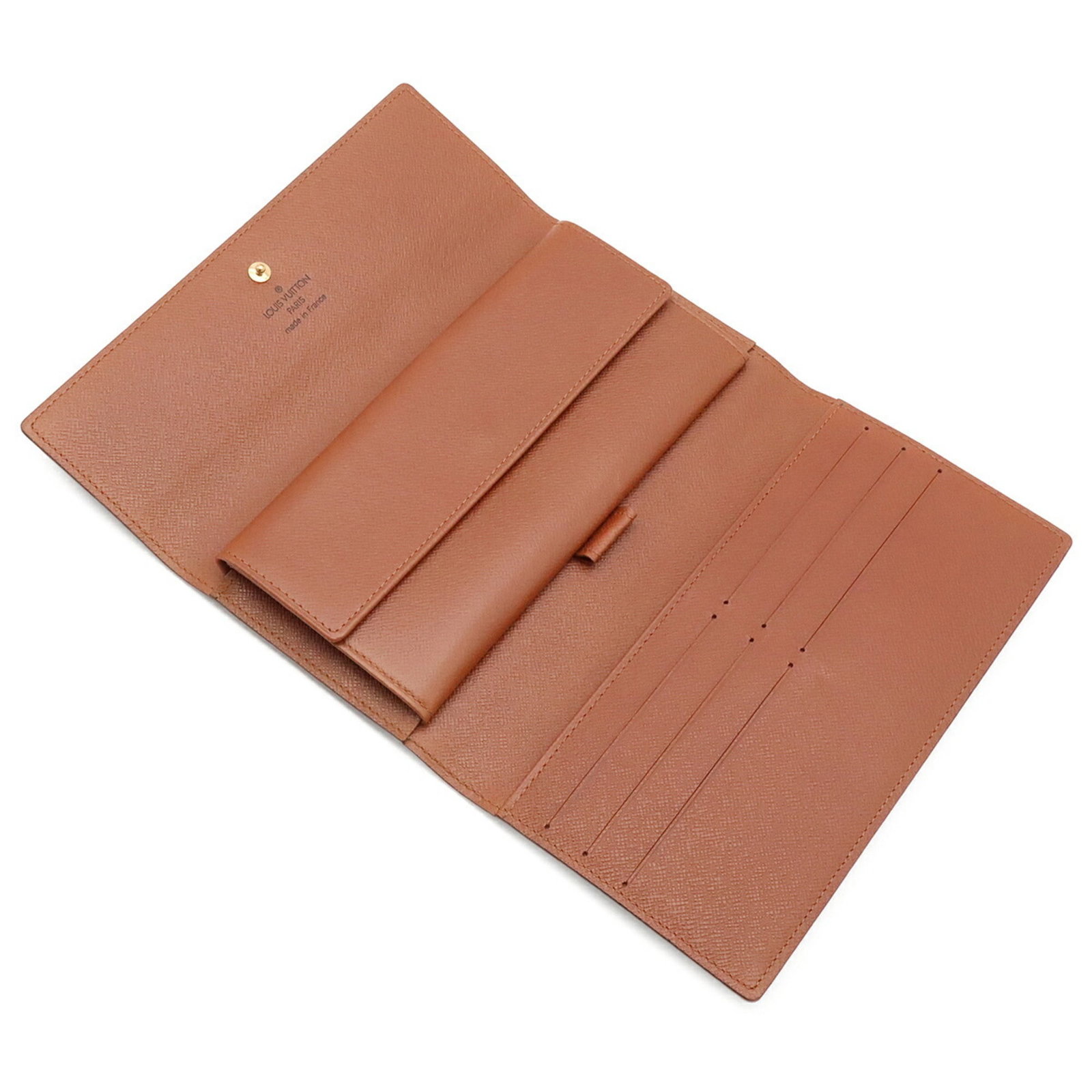 Long Wallet Louis Vuitton Canvas Monogram Tri - 6