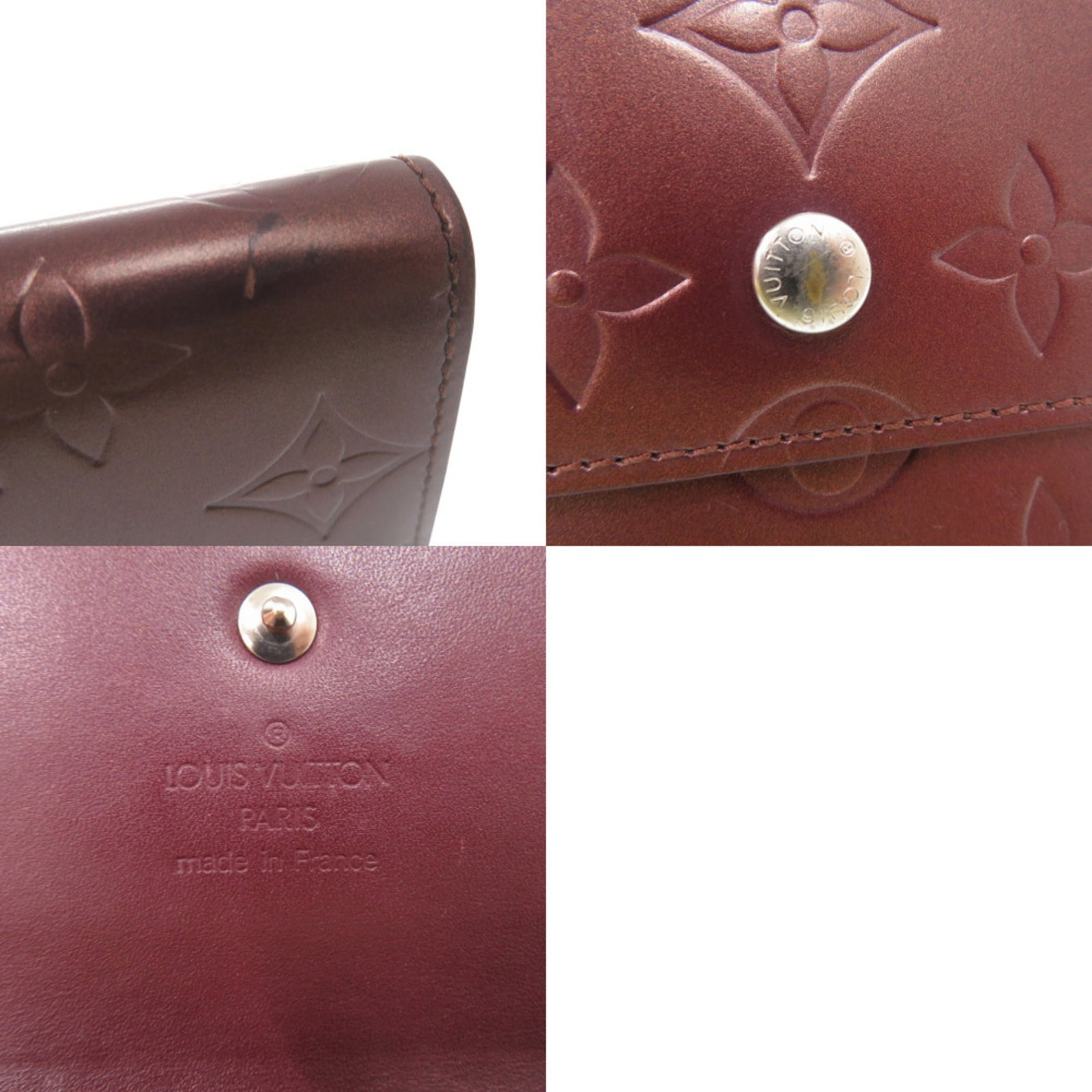 Long Wallet (Tri-Fold) Louis Vuitton Monogram Mat - 10