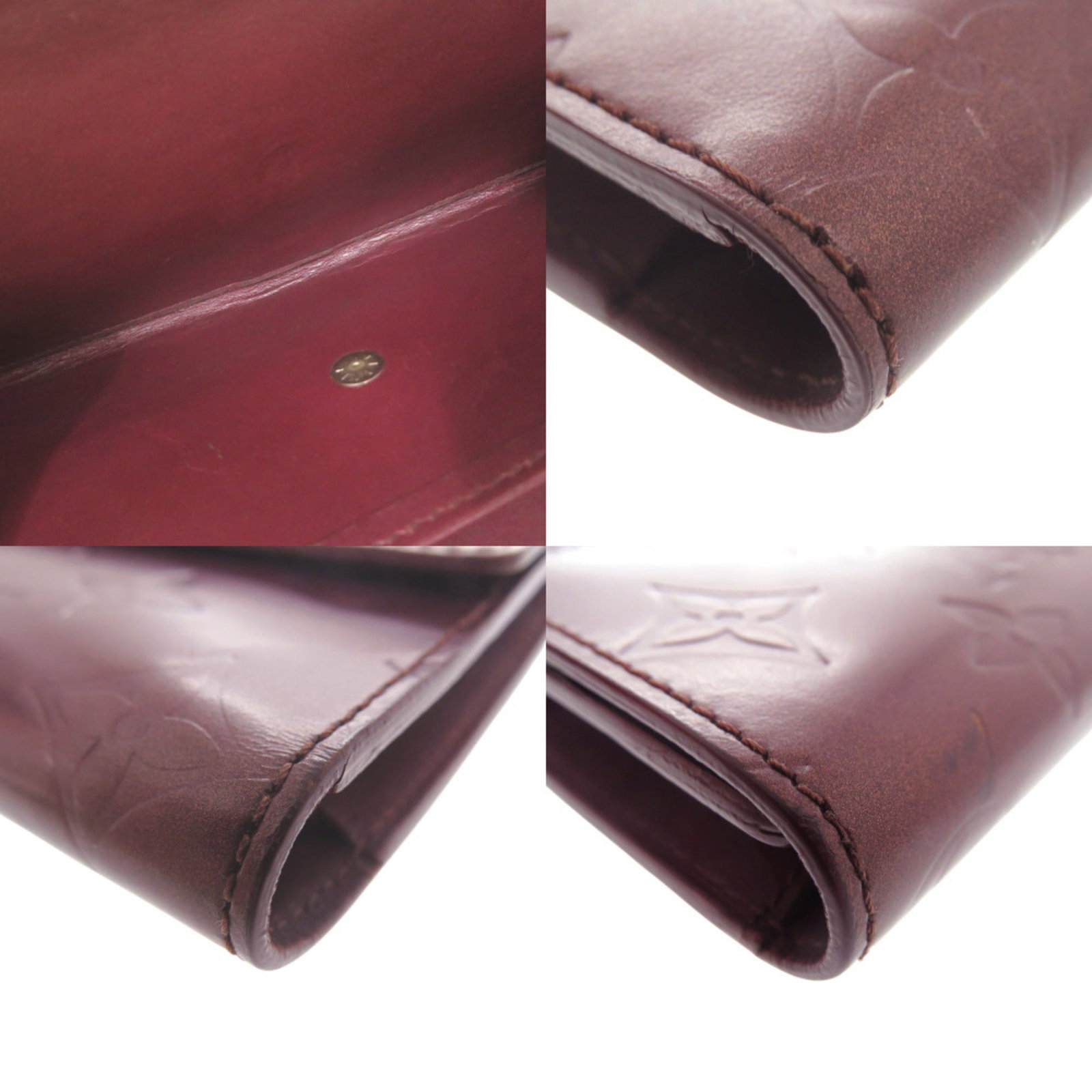 Long Wallet (Tri-Fold) Louis Vuitton Monogram Mat - 8