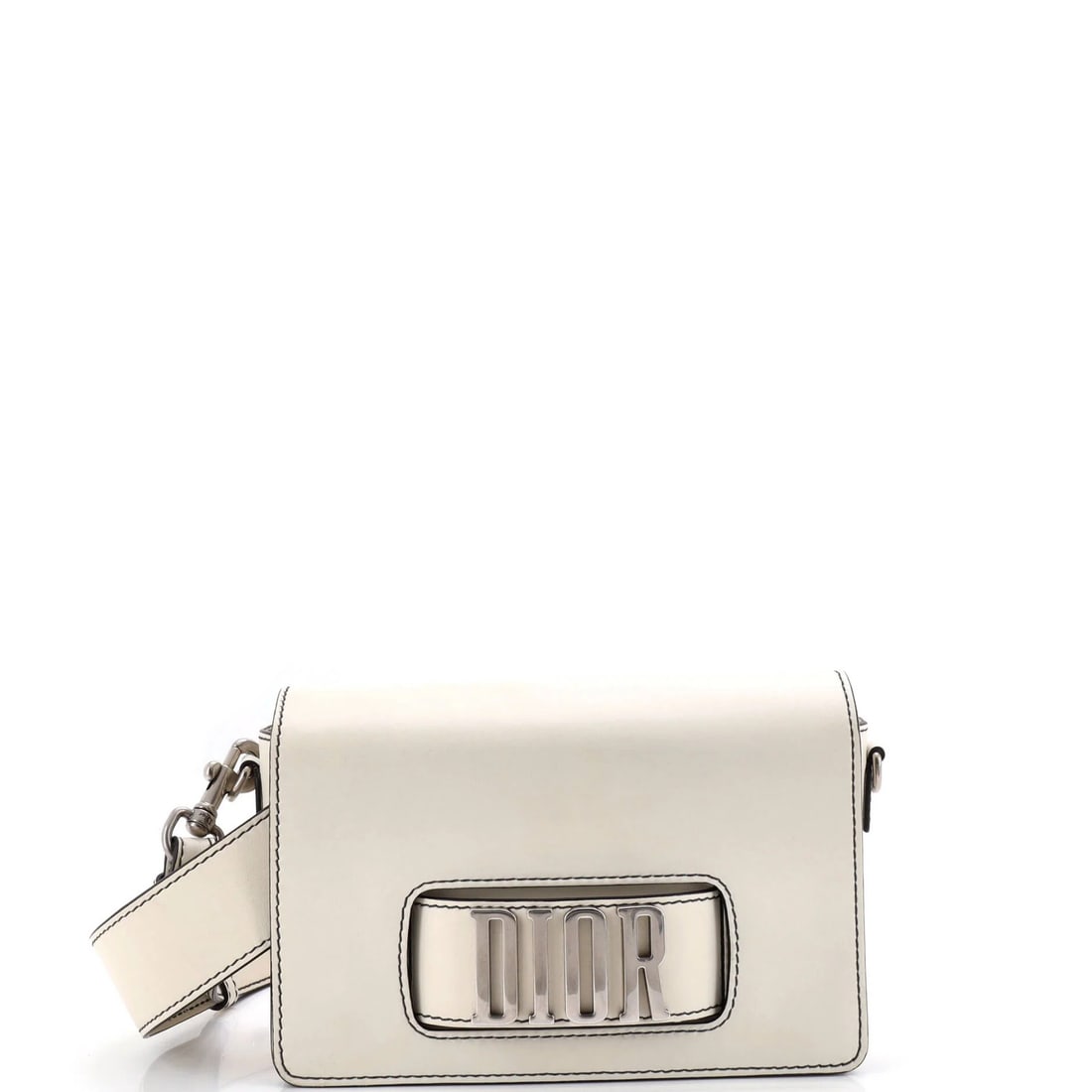 Christian Dior Dio(r)evolution Flap Bag Leather Medium: Christian Dior Dio(r)evolution Flap Bag Leather Medium The Christian Dior Dio(r)evolution Flap Bag Leather Medium is a stylish medium shoulder bag with a sleek white leather exterior and suede