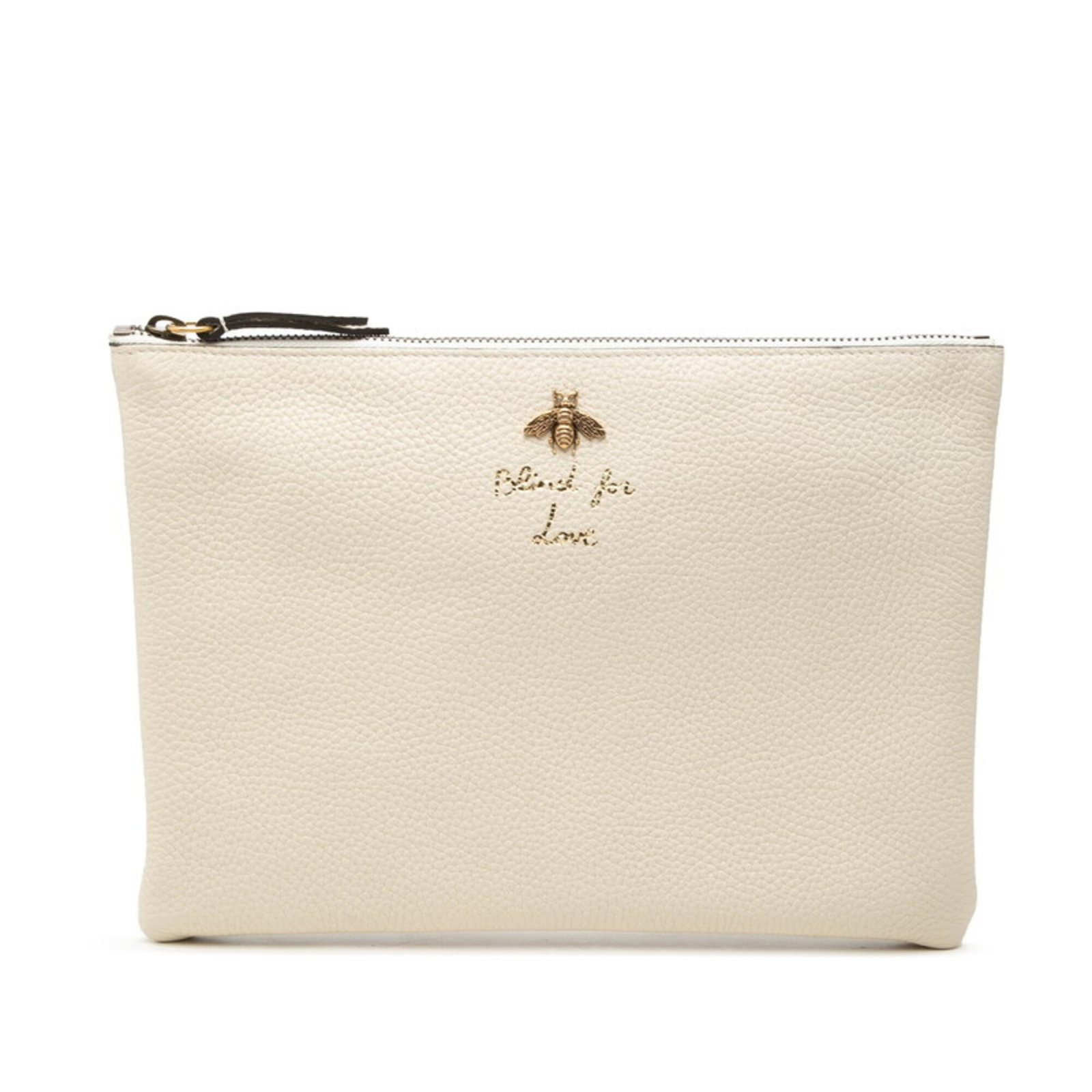 Gucci Clutch Leather Bag: Gucci Clutch Leather Bag Ivory Gucci Clutch Leather Bag, 18cm x 26cm x 1cm, perfect for a stylish evening out. This luxurious leather clutch features a sleek design and premium leather material, makin