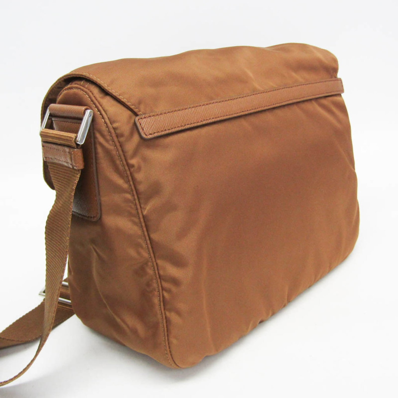 Shoulder Bag Nylon Leather Prada - 6