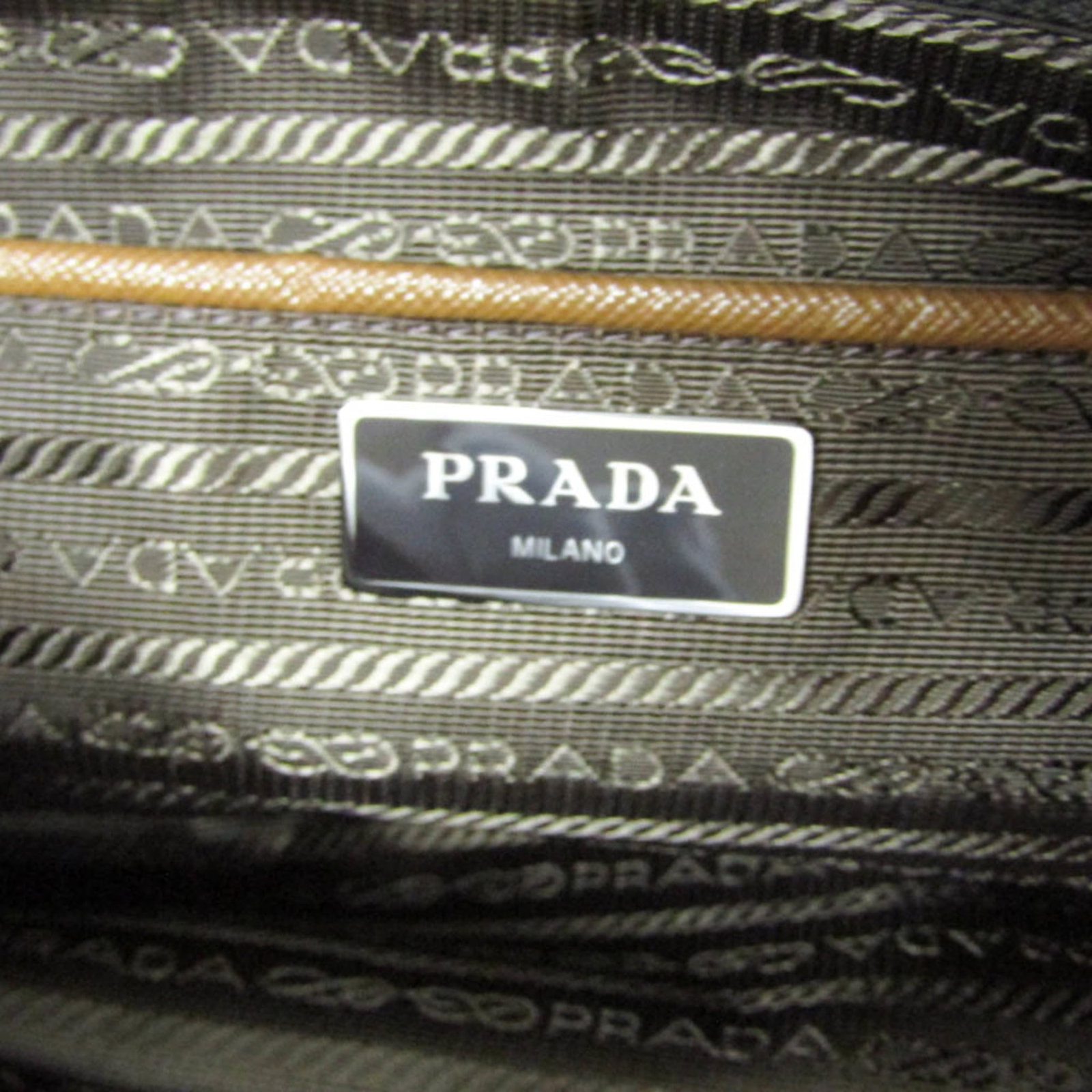 Shoulder Bag Nylon Leather Prada - 9