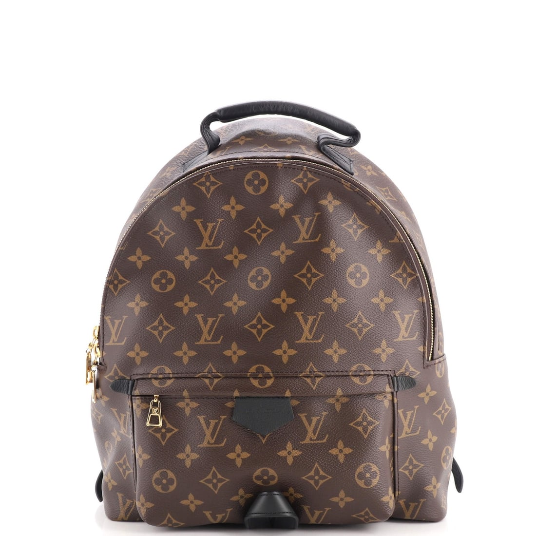 Palm Springs Backpack Monogram Canvas Louis Vuitton MM: Palm Springs Backpack Monogram Canvas Louis Vuitton MM Brown Louis Vuitton Palm Springs Backpack Monogram Canvas MM features a classic design with a canvas exterior and gold hardware. The backpack