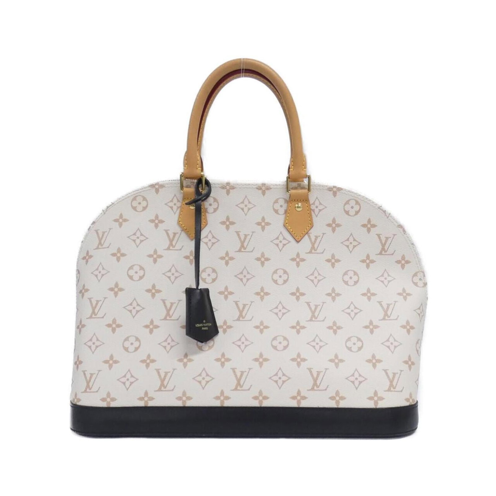 Louis Vuitton Handbag Coated Canvas: Louis Vuitton Handbag Coated Canvas Coated canvas construction provides a durable and stylish exterior, while the classic Dune color offers a timeless and versatile aesthetic. Measuring 30cm x 39cm x