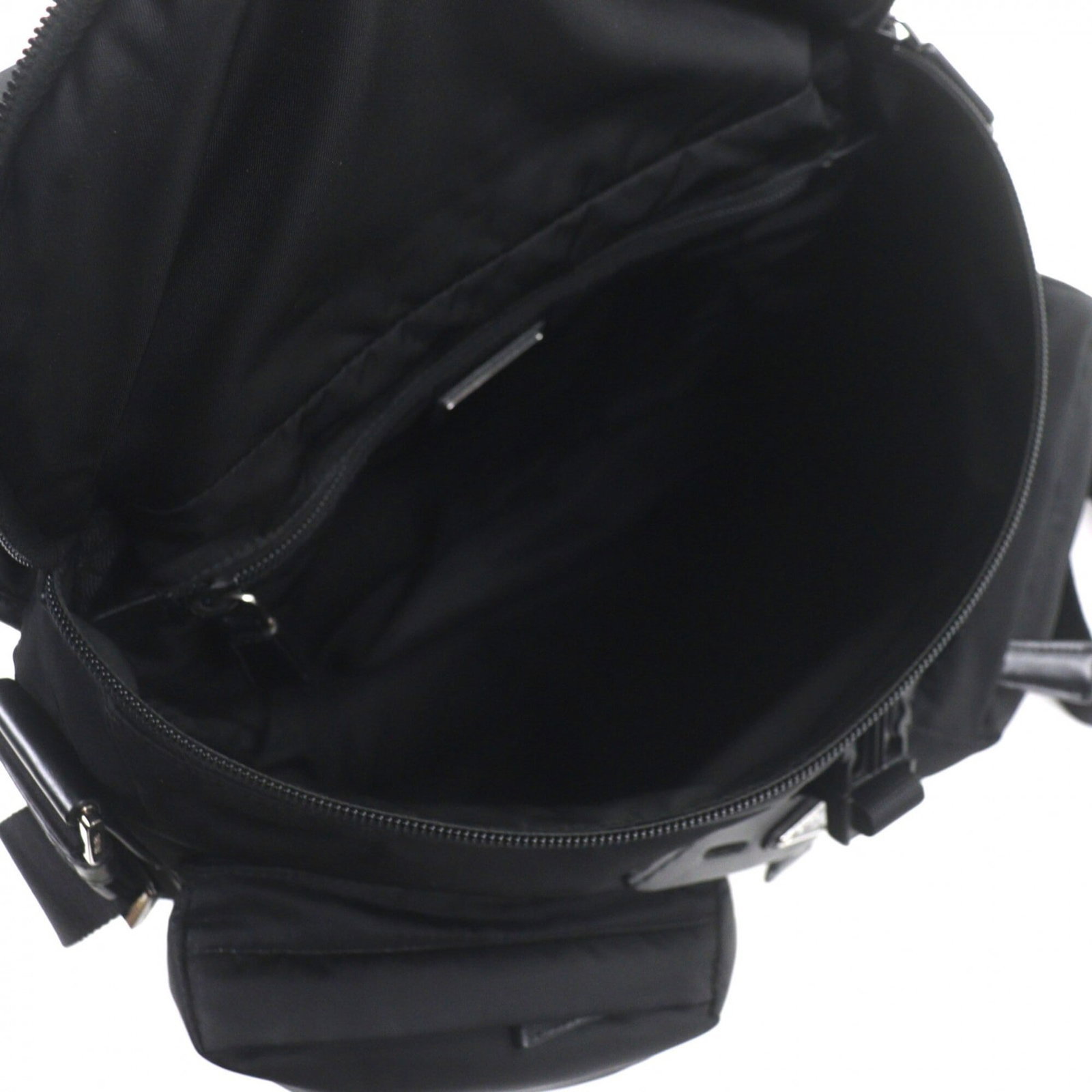 Shoulder Bag Nylon Leather Prada - 6
