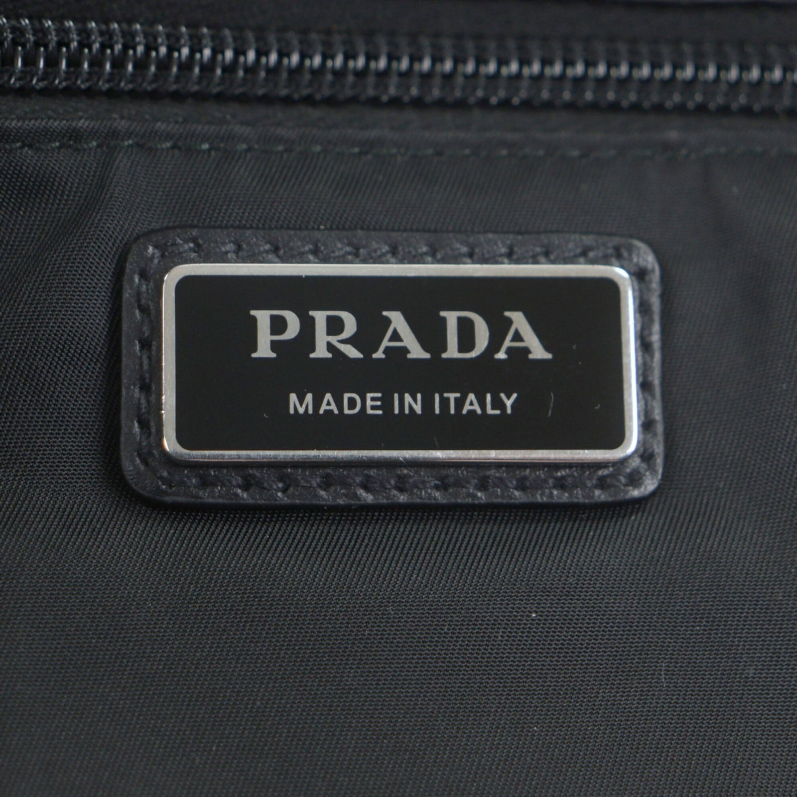 Shoulder Bag Nylon Leather Prada - 8