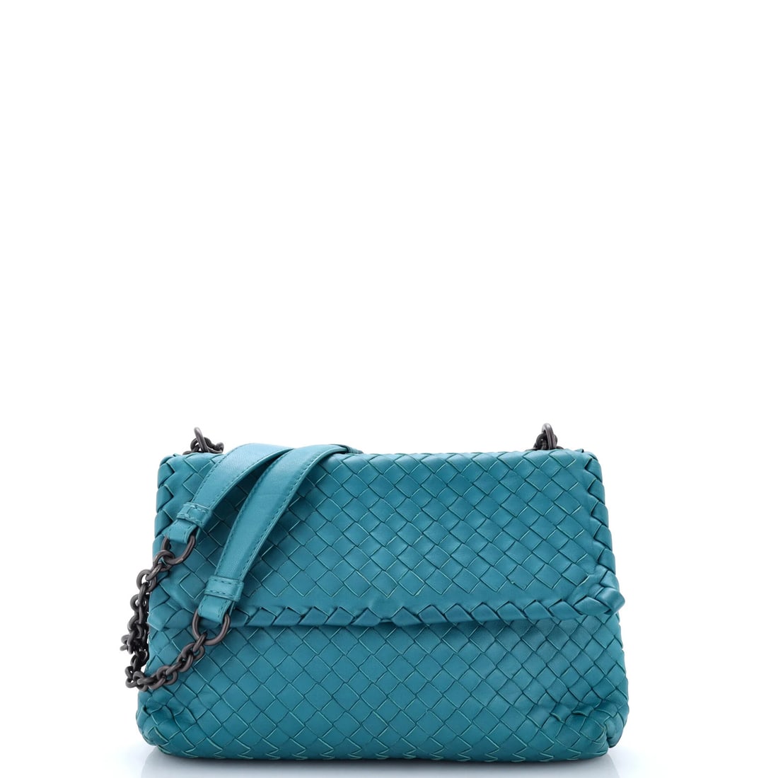 Intrecciato Nappa Small Crossbody Bag Olimpia Bottega Veneta: Intrecciato Nappa Small Crossbody Bag Olimpia Bottega Veneta Small Intrecciato Nappa Crossbody Bag by Bottega Veneta in Green. This Olimpia model features a unique Intrecciato Nappa leather exterior