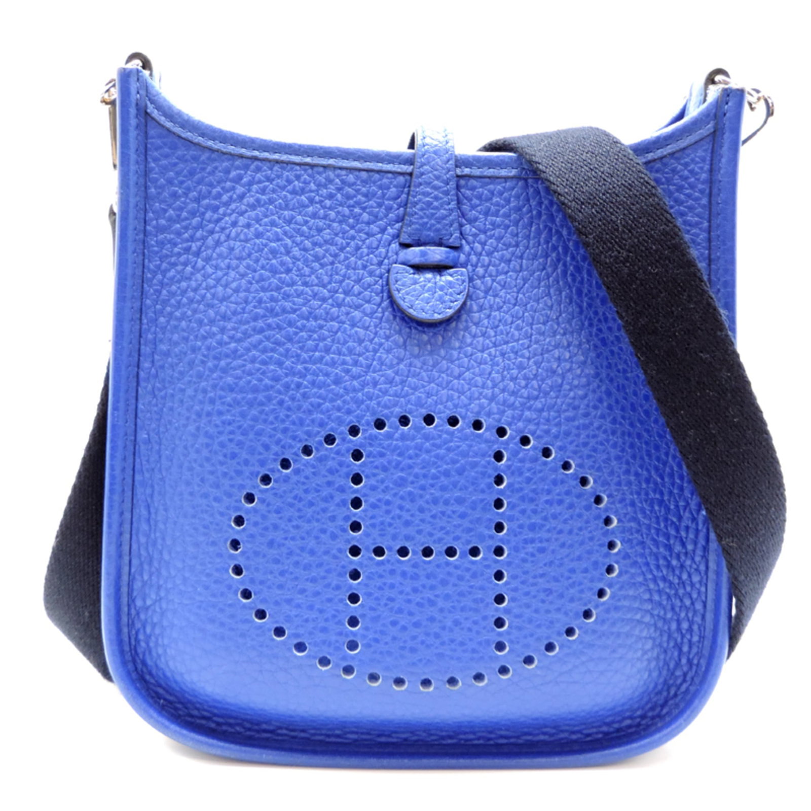 Hermes Shoulder Bag Taurillon Clemence Leather: Hermes Shoulder Bag Taurillon Clemence Leather Taurillon Clemence leather is a signature material for Hermes, known for its exceptional durability and rich patina. This shoulder bag features a