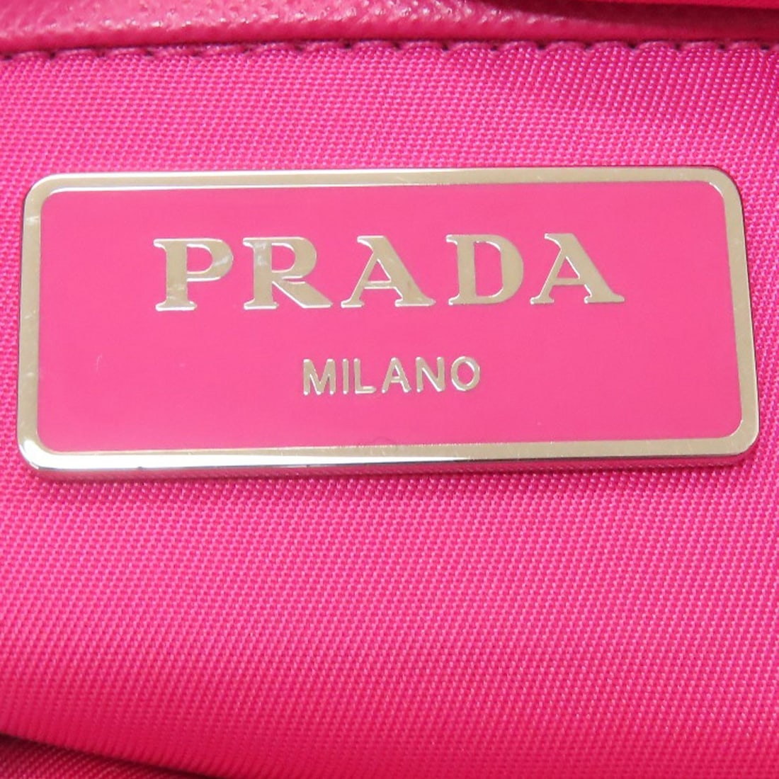 Logo Tote Bag Nylon Flower Prada Hardware 2Way - 6