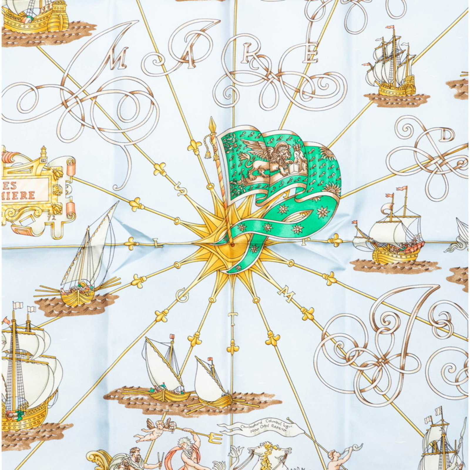Silk Hermes Scarf - 2