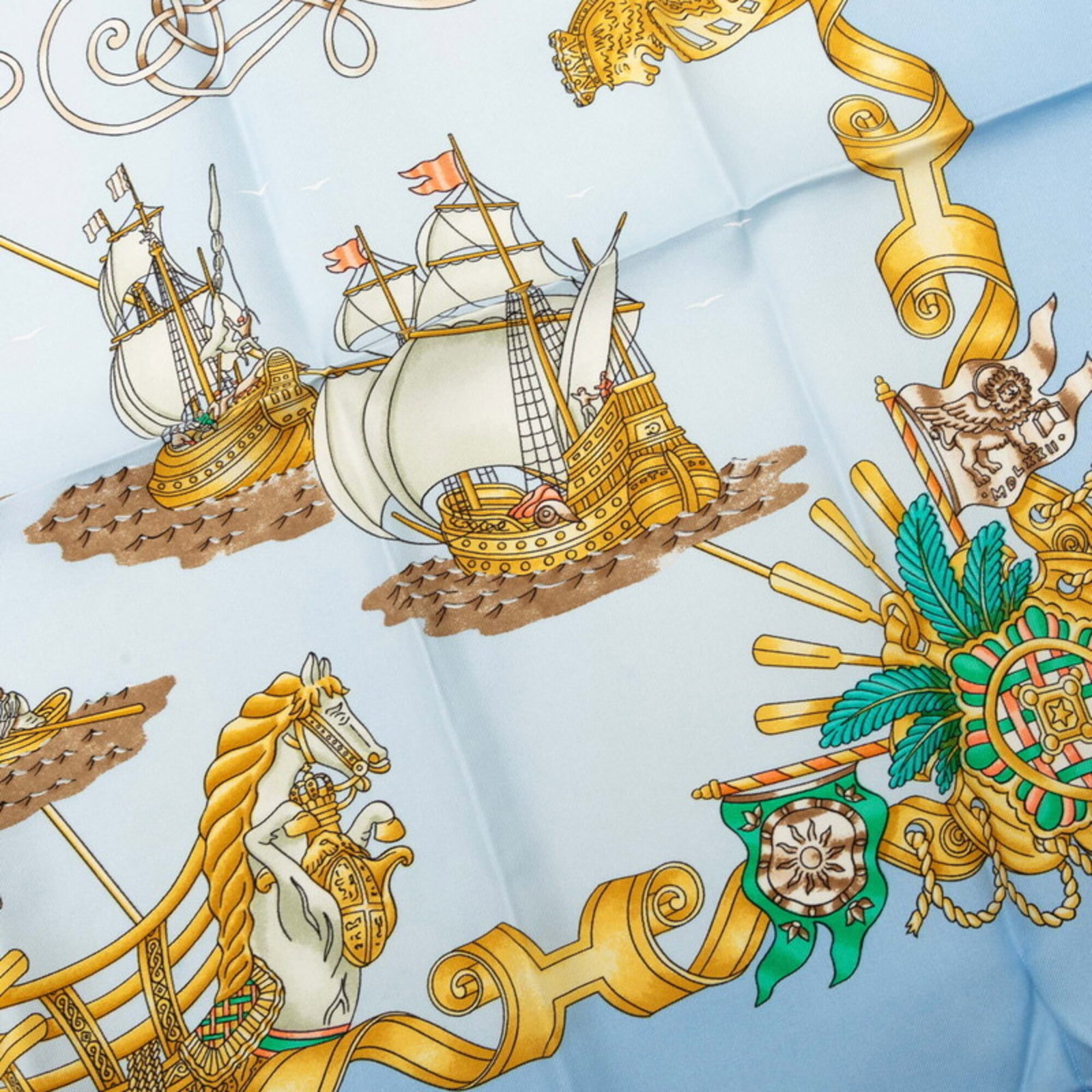 Silk Hermes Scarf - 6