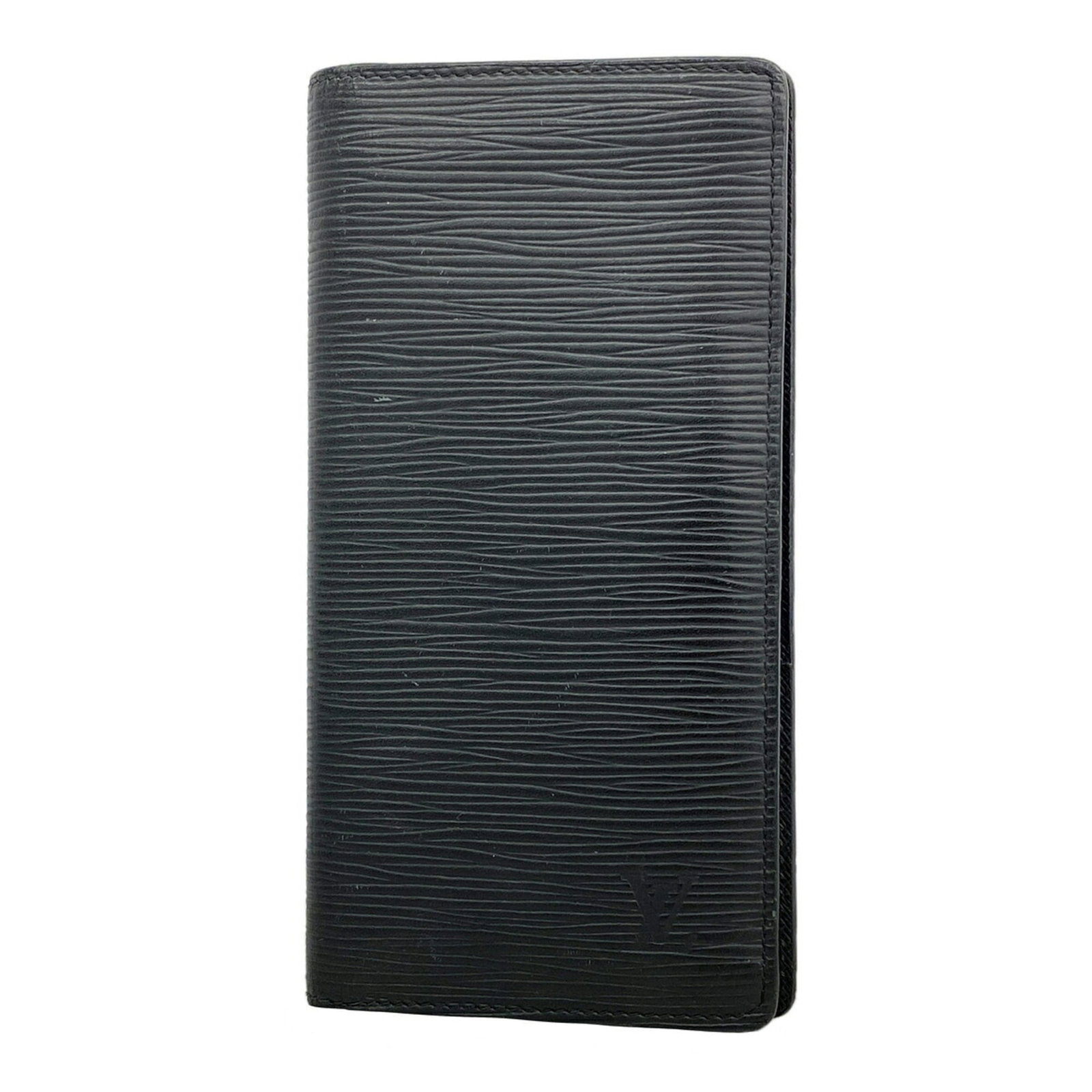 Long Wallet Louis Vuitton Bi Fold: Long Wallet Louis Vuitton Bi Fold Long Wallet Louis Vuitton Bi Fold. Made by Louis Vuitton, this long wallet features a bi-fold design with a Noir color. Measuring 19cm x 10cm x 2cm, it is a compact a