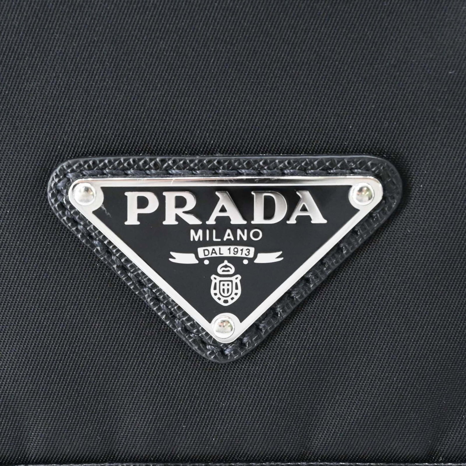 Shoulder Bag Nylon Leather Prada - 7