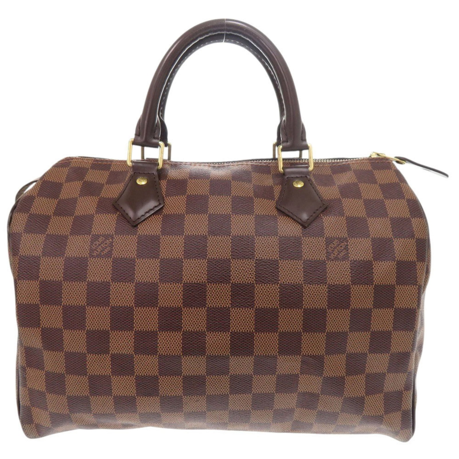 Damier Canvas Handbag Louis Vuitton: Damier Canvas Handbag Louis Vuitton Damier Canvas Handbag Louis Vuitton is made from high-quality Damier Canvas material, a signature style of Louis Vuitton. Measuring 21cm x 30cm x 17cm, this