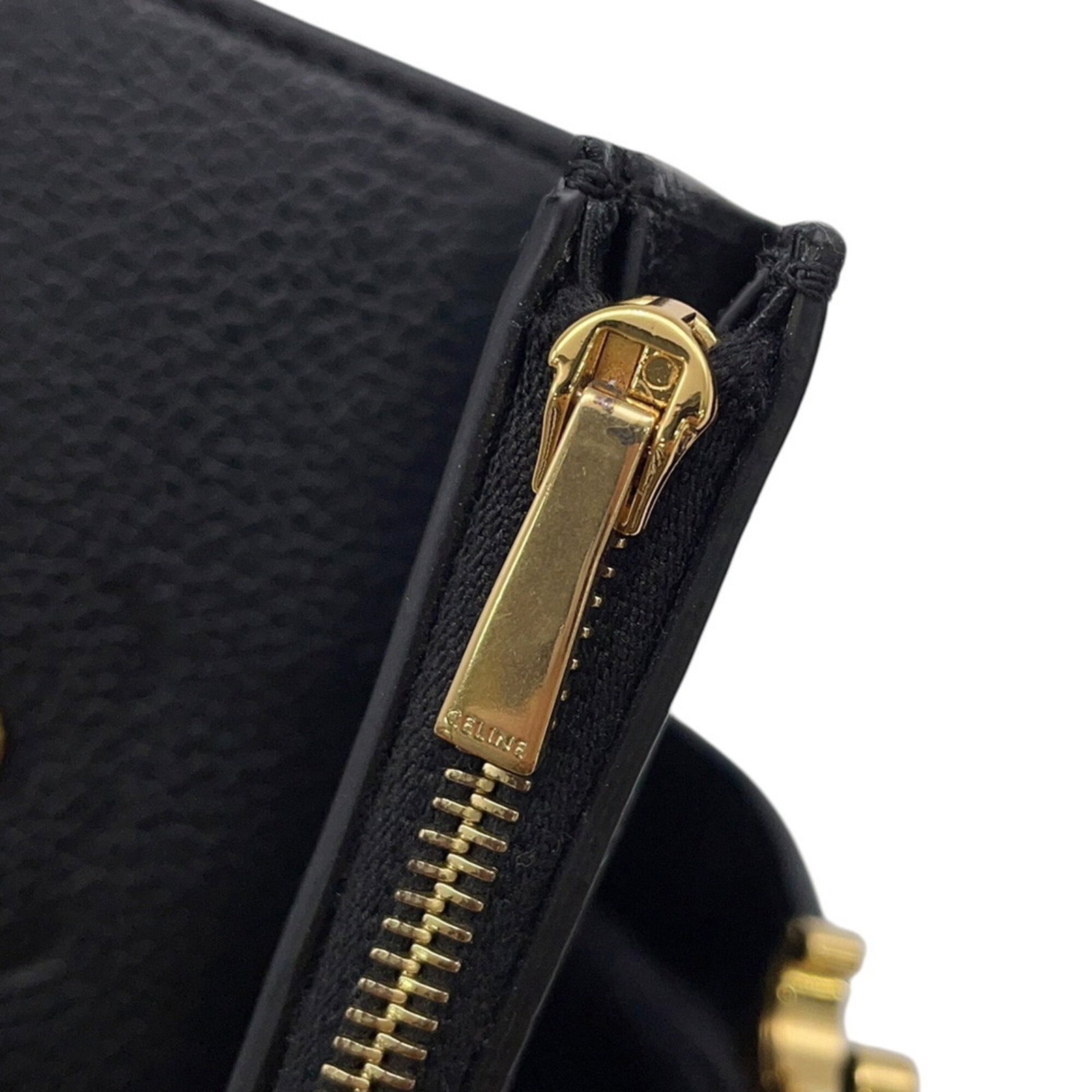 Celine Leather Wallet Fold - 13
