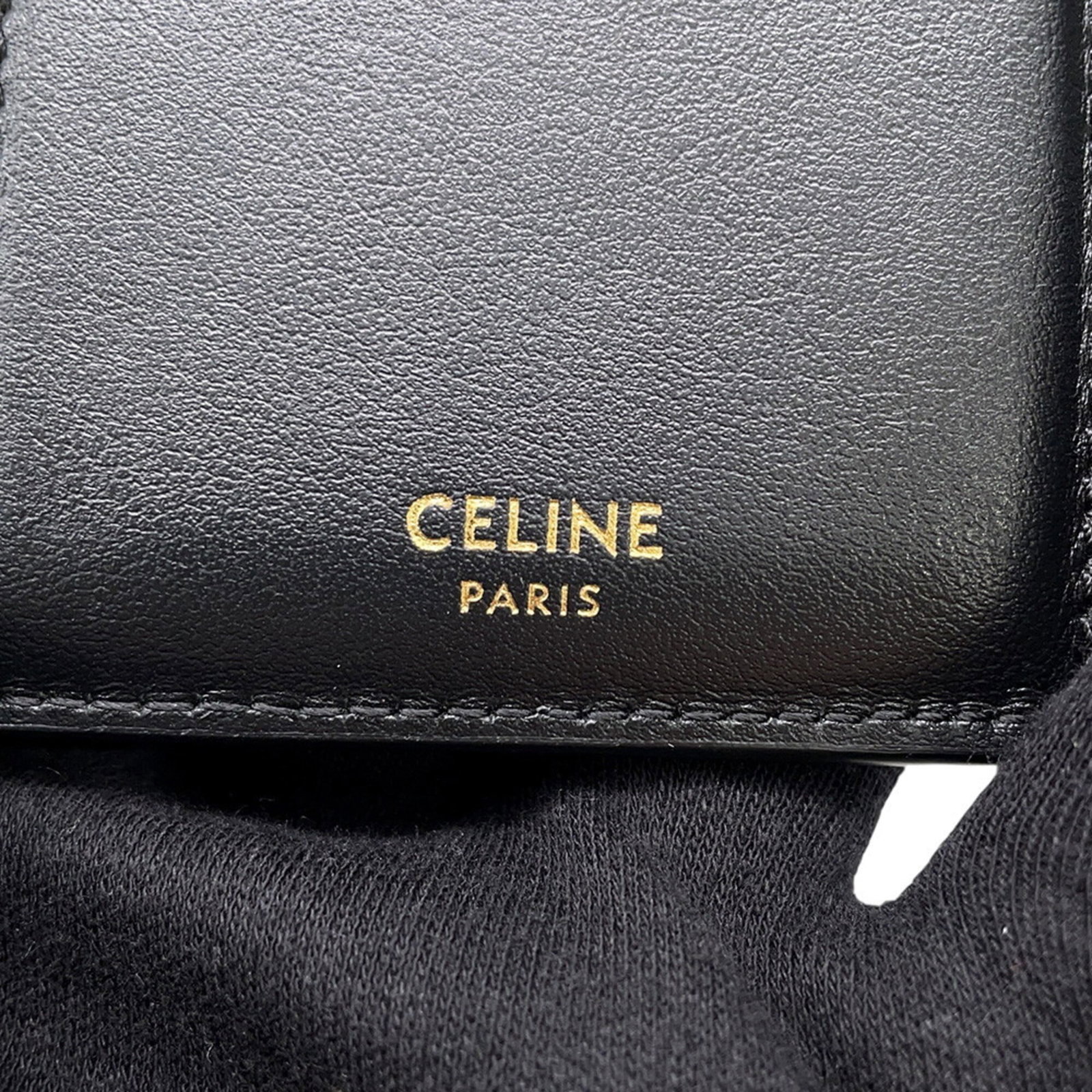 Celine Leather Wallet Fold - 16