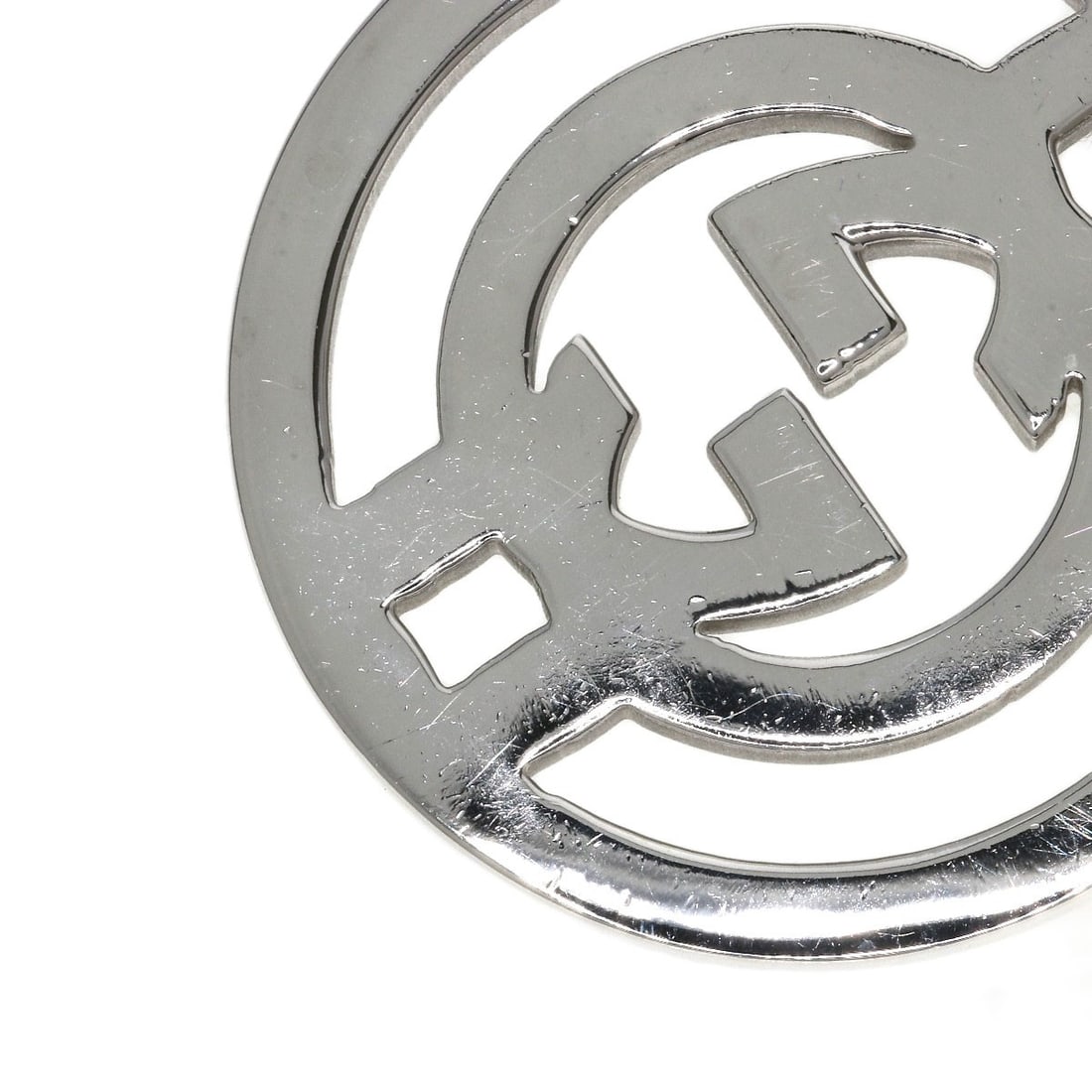Silver Interlocking Gucci Necklace - 6