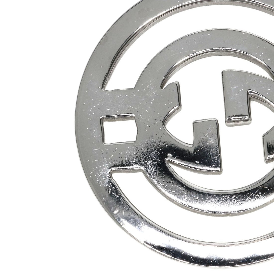 Silver Interlocking Gucci Necklace - 7