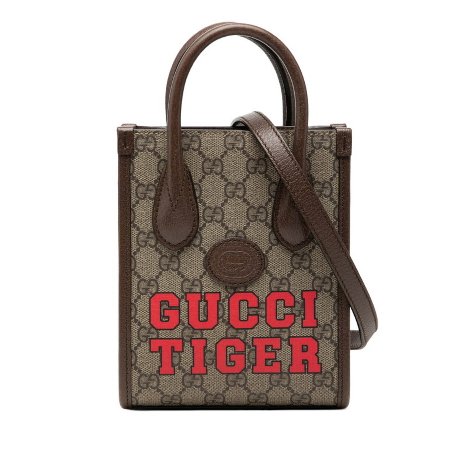 Gucci Handbag Shoulder Bag Pvc Leather: Gucci Handbag Shoulder Bag Pvc Leather Gucci Handbag Shoulder Bag Pvc Leather is a stylish and functional accessory, featuring a distinctive beige and brown color combination. Made from a combination