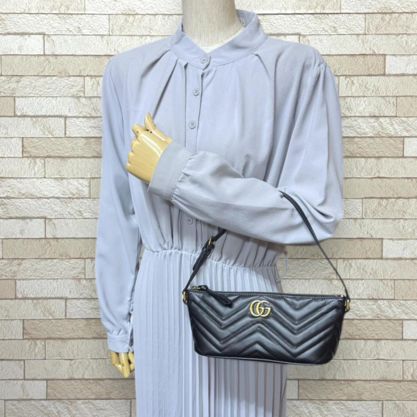 Handbag Leather Gucci - 2