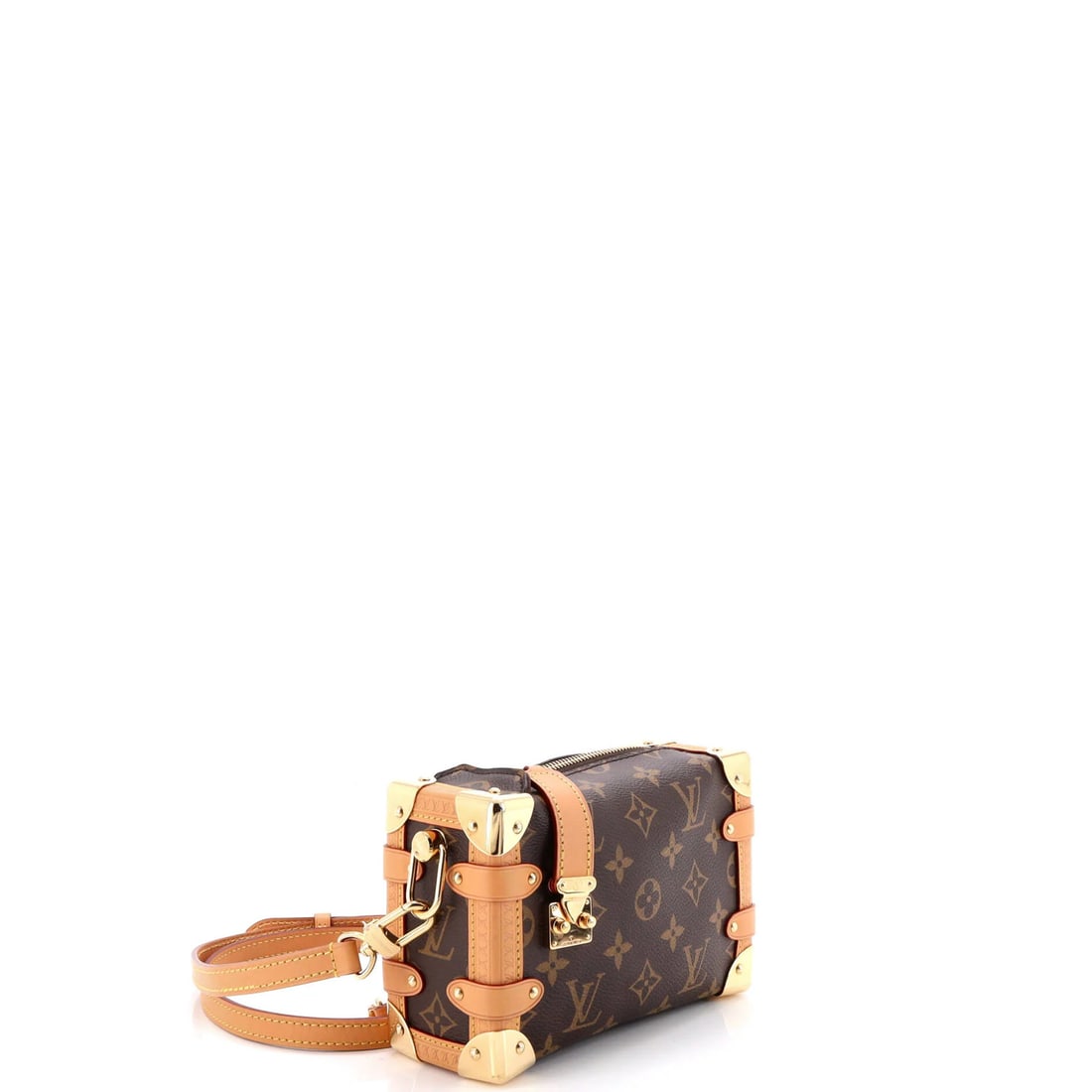 Side trunk Louis Vuitton handbag monogram canvas - 2