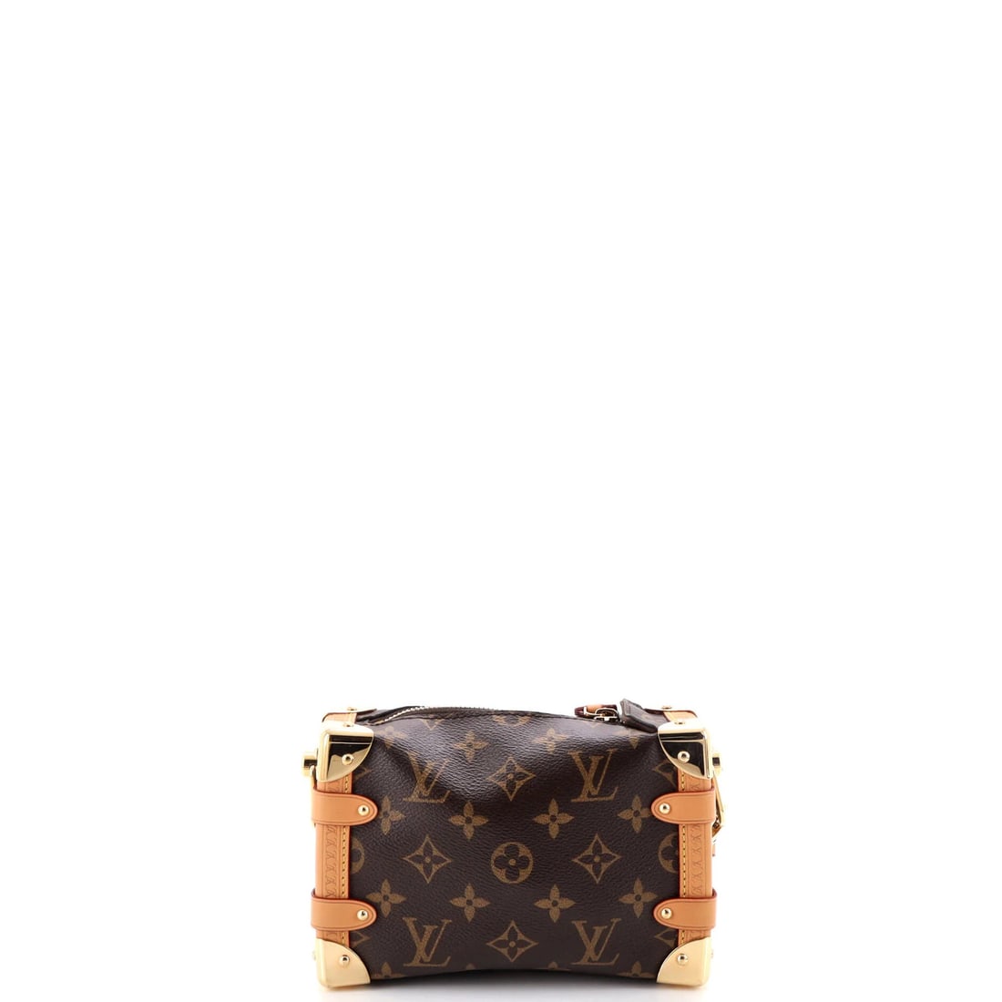 Side trunk Louis Vuitton handbag monogram canvas - 3