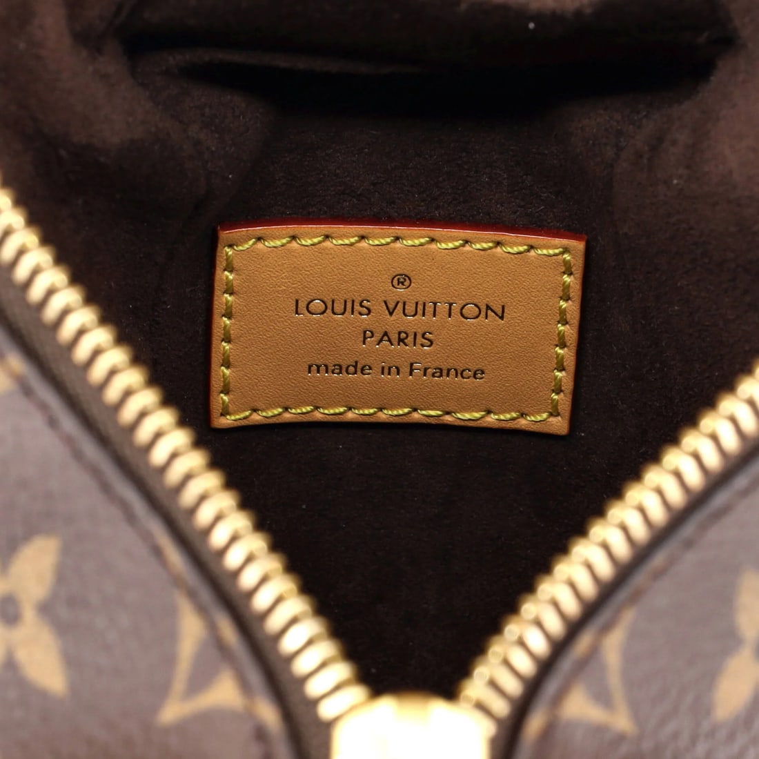 Side trunk Louis Vuitton handbag monogram canvas - 7