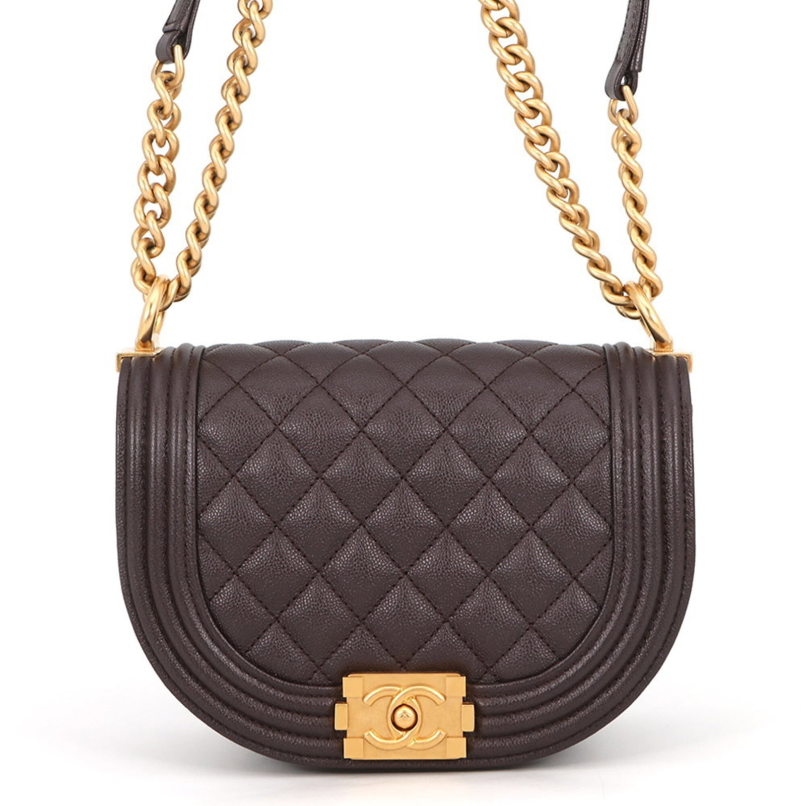 Calfskin Grained Chanel Bag Shoulder: Calfskin Grained Chanel Bag Shoulder Grained Calfskin Chanel Bag Shoulder - A classic shoulder bag crafted from high-quality grained calfskin, this timeless piece boasts a sleek design and rich,