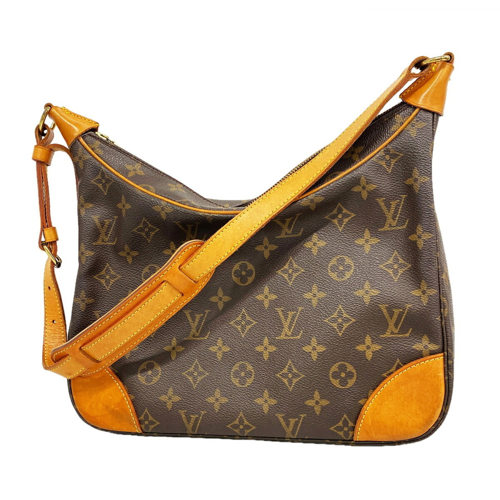 Shoulder Bag by Louis Vuitton: Shoulder Bag by Louis Vuitton Brown Louis Vuitton shoulder bag with dimensions 19cm x 30cm x 9cm, perfect for everyday use. This stylish bag features the iconic monogram pattern and a classic design