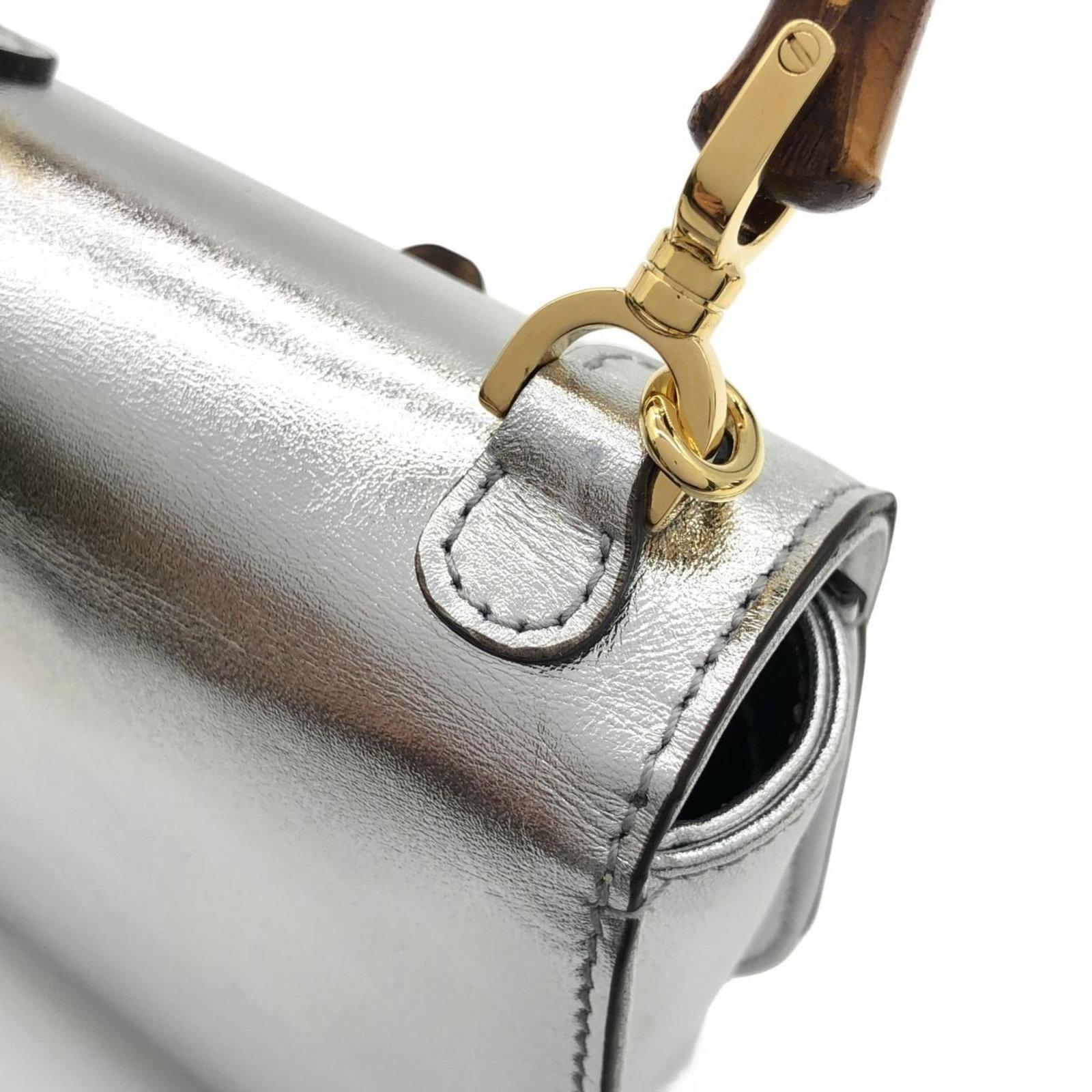 Handbag Leather Gucci - 4