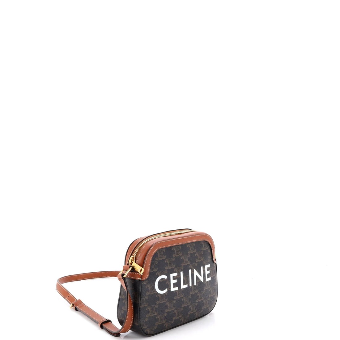 Small Triomphe Coated Canvas Camera Celine Bag - 2