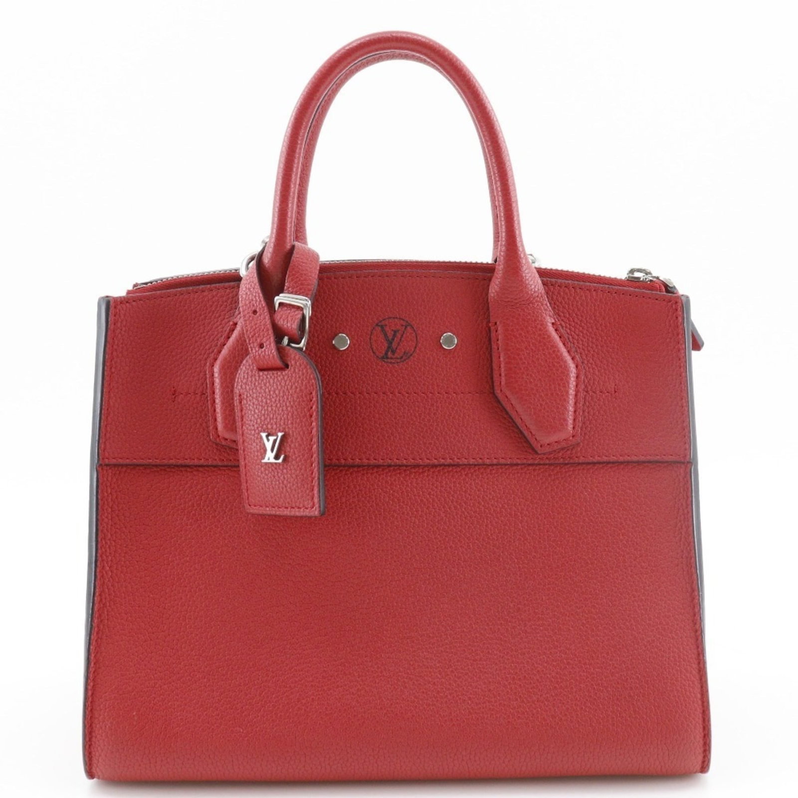 Shoulder Bag Handbag Leather Louis Vuitton: Shoulder Bag Handbag Leather Louis Vuitton The Louis Vuitton MPN M53030 shoulder bag is crafted from high-quality leather, featuring a distinctive red color, Rouge. Measuring 21cm x 26cm x 13cm, this