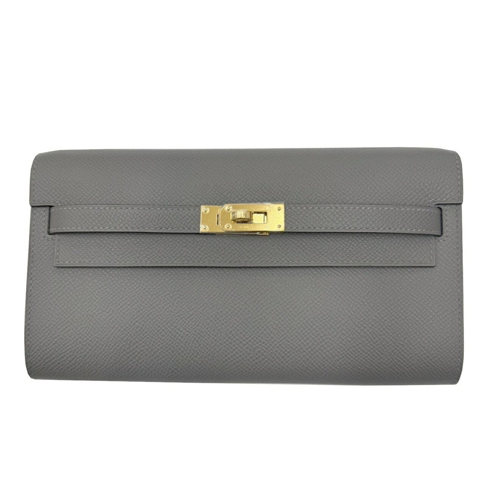 Epsom Leather Chain Wallet Shoulder: Epsom Leather Chain Wallet Shoulder Epsom leather makes this chain/shoulder wallet a stylish and durable accessory. The wallet's sleek design and premium material ensure a comfortable fit and long-las