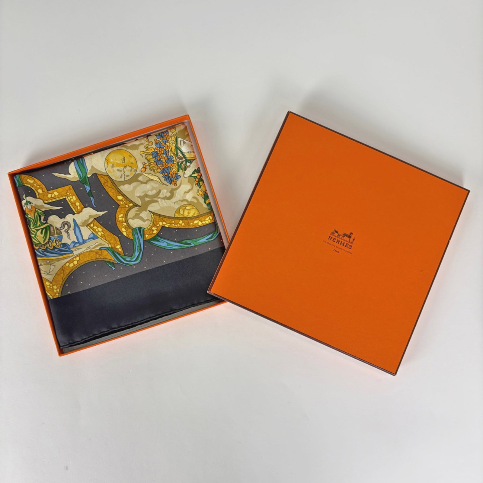 Silk Hermes Scarf - 4