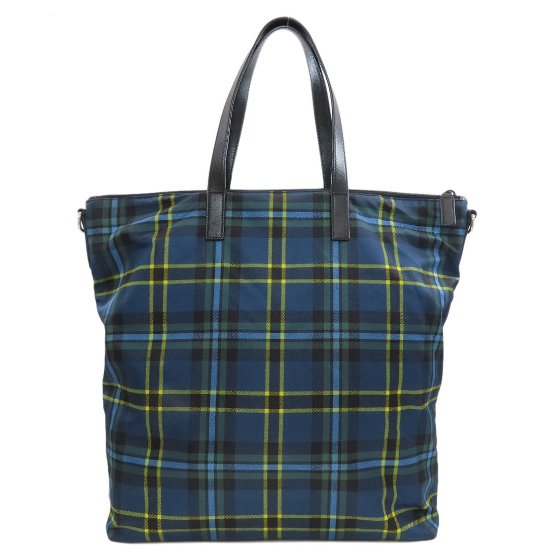 Prada Checkpattern 2Way Tote Bag Nylon - 2